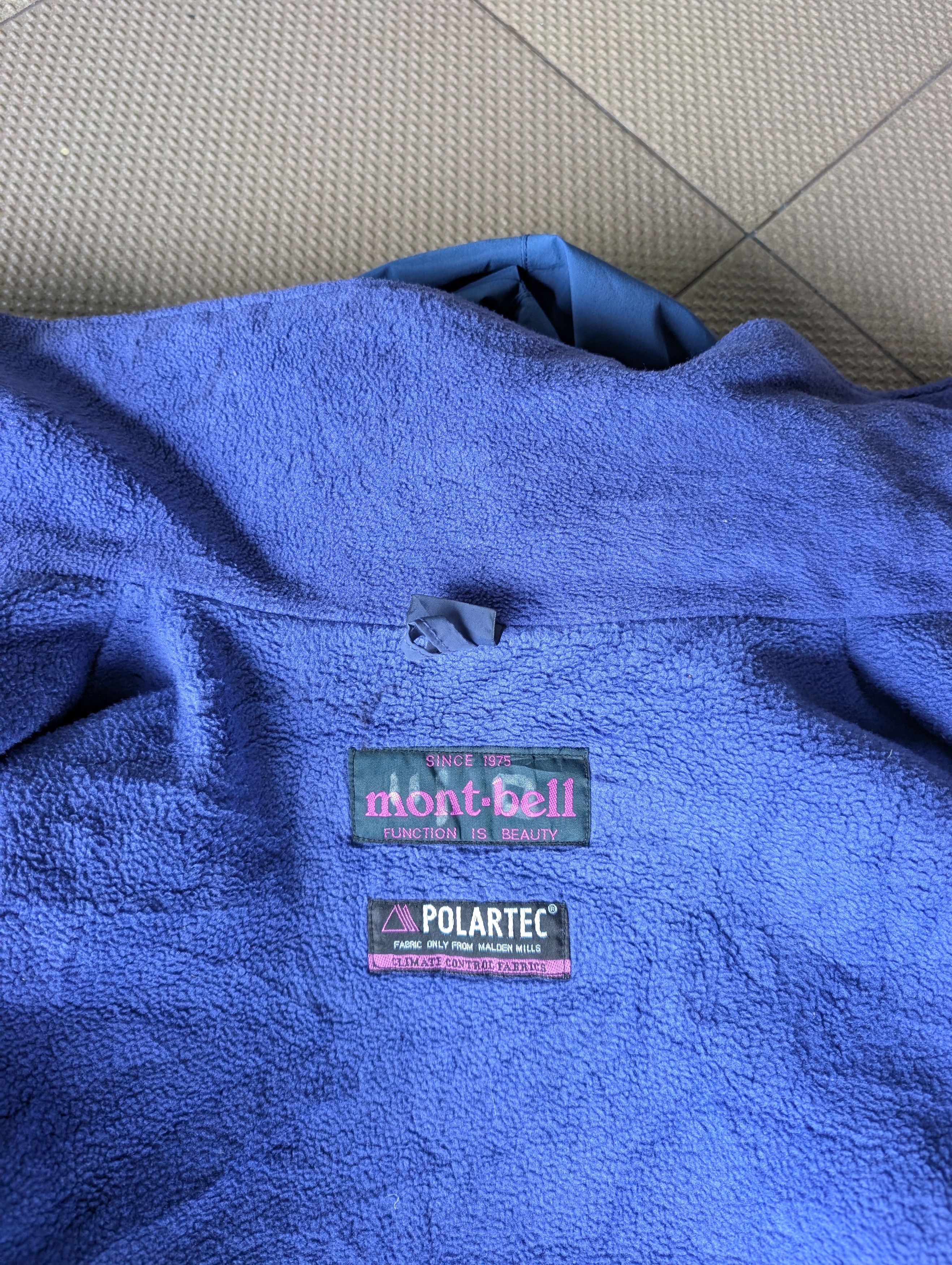 Montbell Vintage Montbell Polartec Hoodie Jacket Size US M / EU 48-50 / 2 - 15 Thumbnail