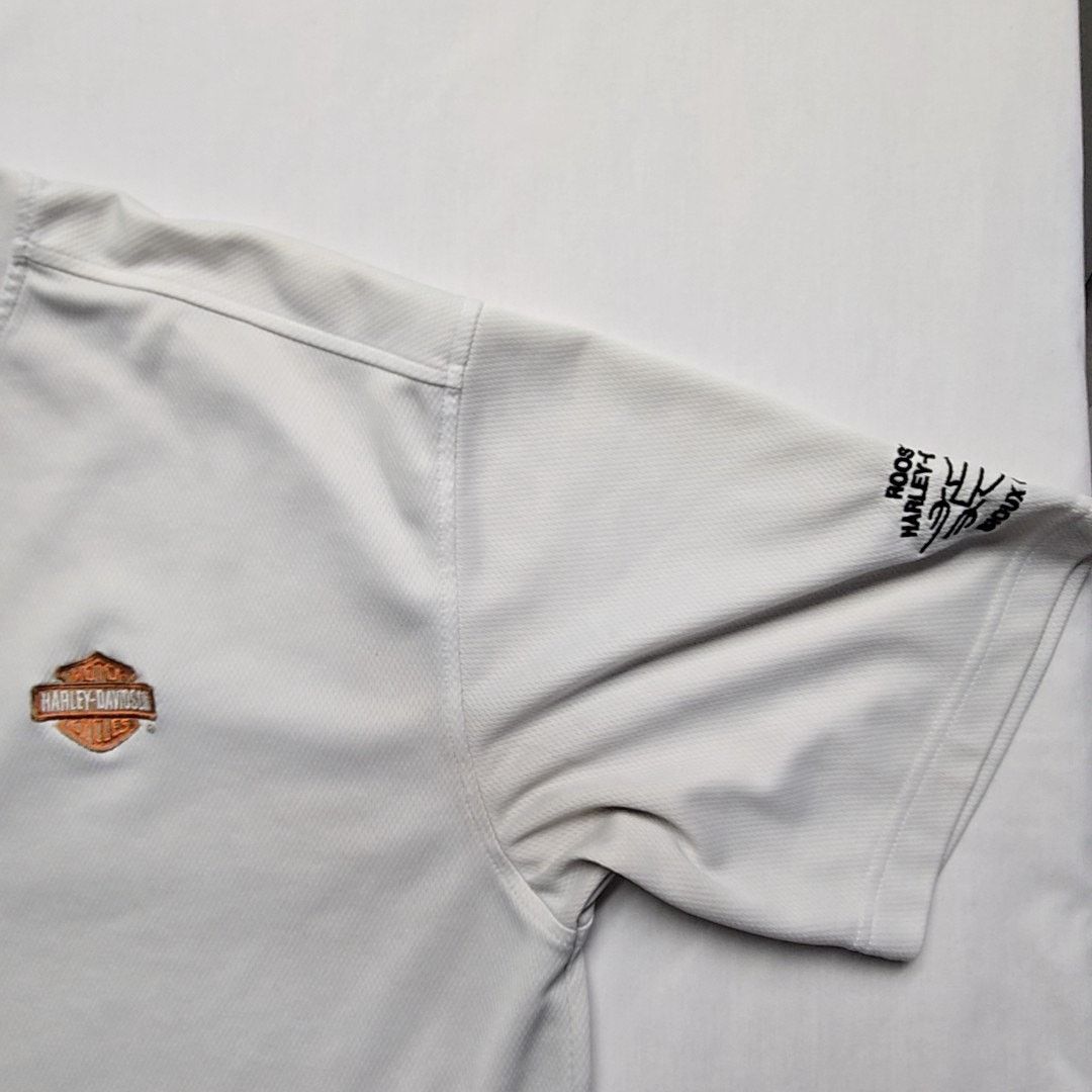 Harley Davidson Harley Davidson White Tee Rooster's Sioux City LA Shirt XL Size US XL / EU 56 / 4 - 3 Thumbnail