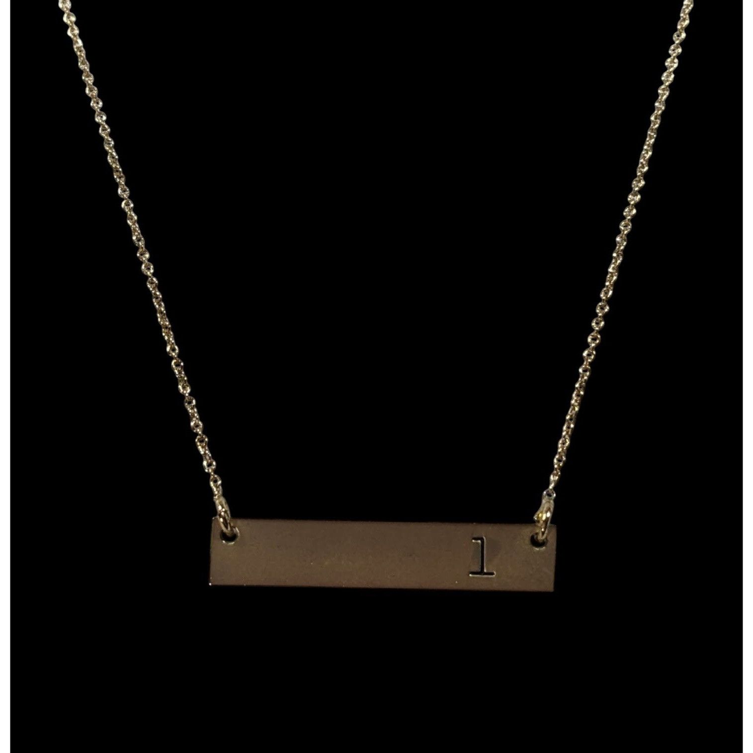 Other Simple Elegant Letter L Initial Gold Tone Pendant Necklace Size ONE SIZE - 3 Thumbnail
