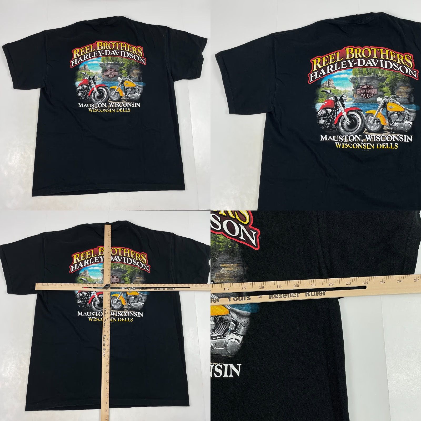 Harley Davidson VINTAGE Harley-Davidson Shirt Mens XL Black Motorcycle Abe Lincoln Constitution T-Shirt Mens Graphic Print Logo Community Style Modern TrueClassic? Size US XL / EU 56 / 4 - 8 Thumbnail