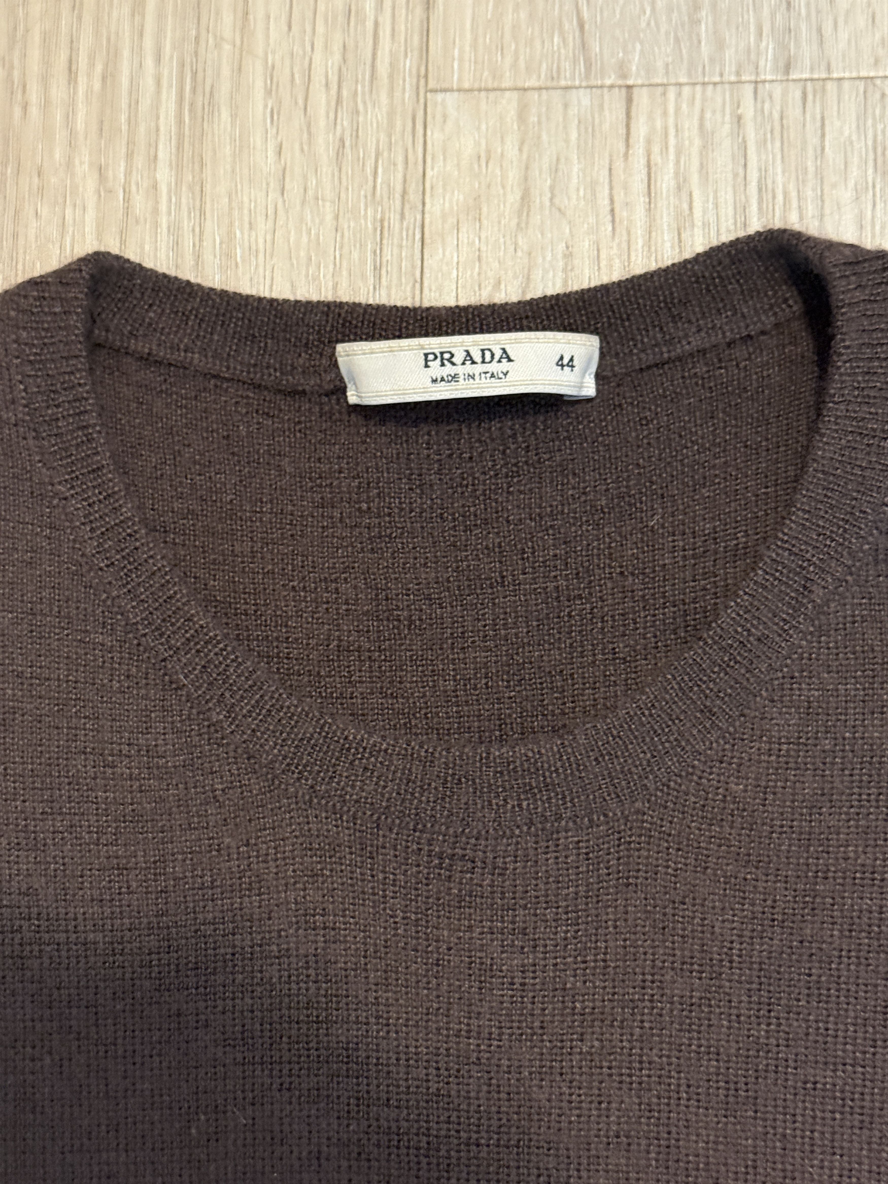 Prada Prada Brown Cashmere Tank top Size US S / EU 44-46 / 1 - 2 Thumbnail