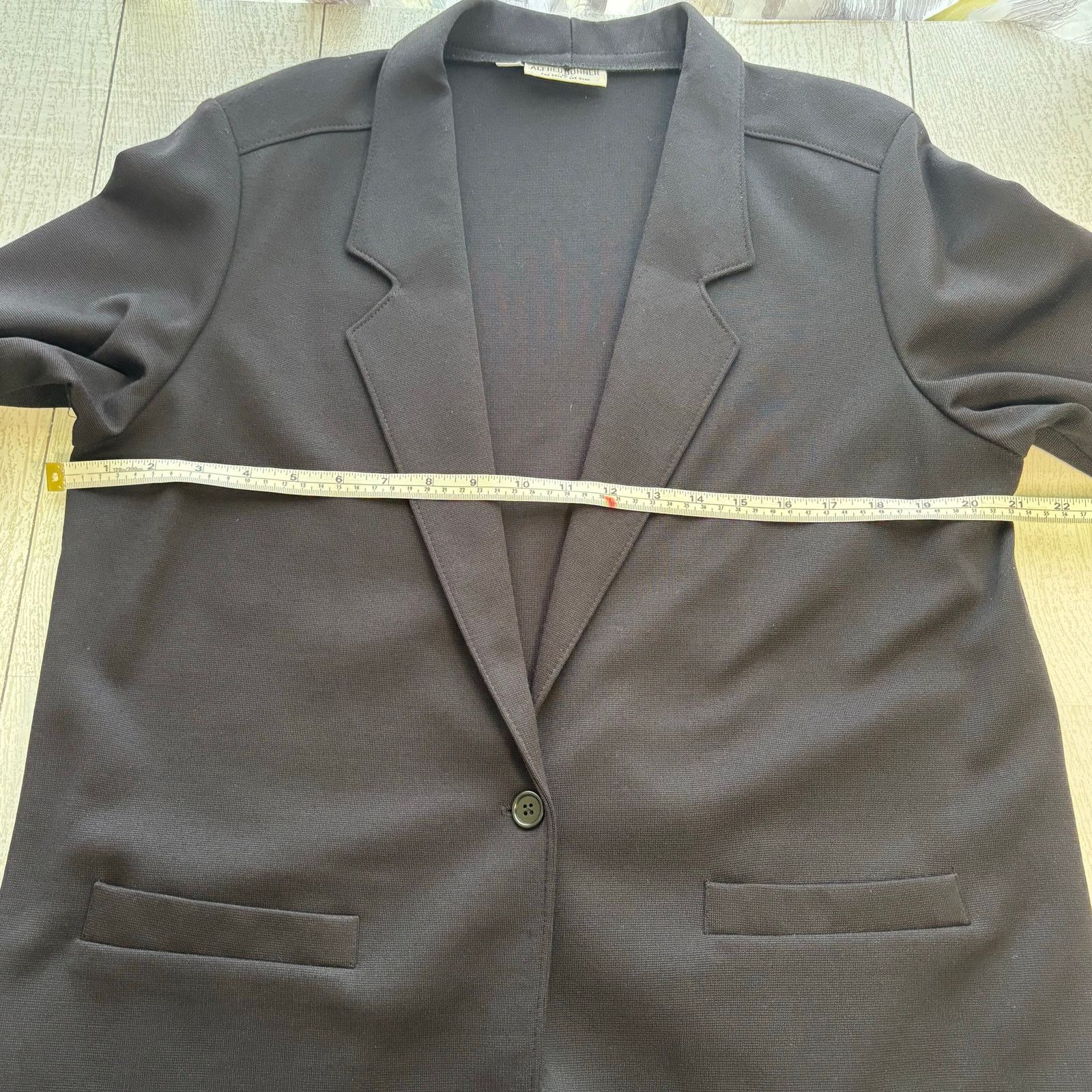 Other Alfred Dunner Black Single Button Blazer Size 16 Size XXL / US 16-18 / IT 52-54 - 6 Thumbnail
