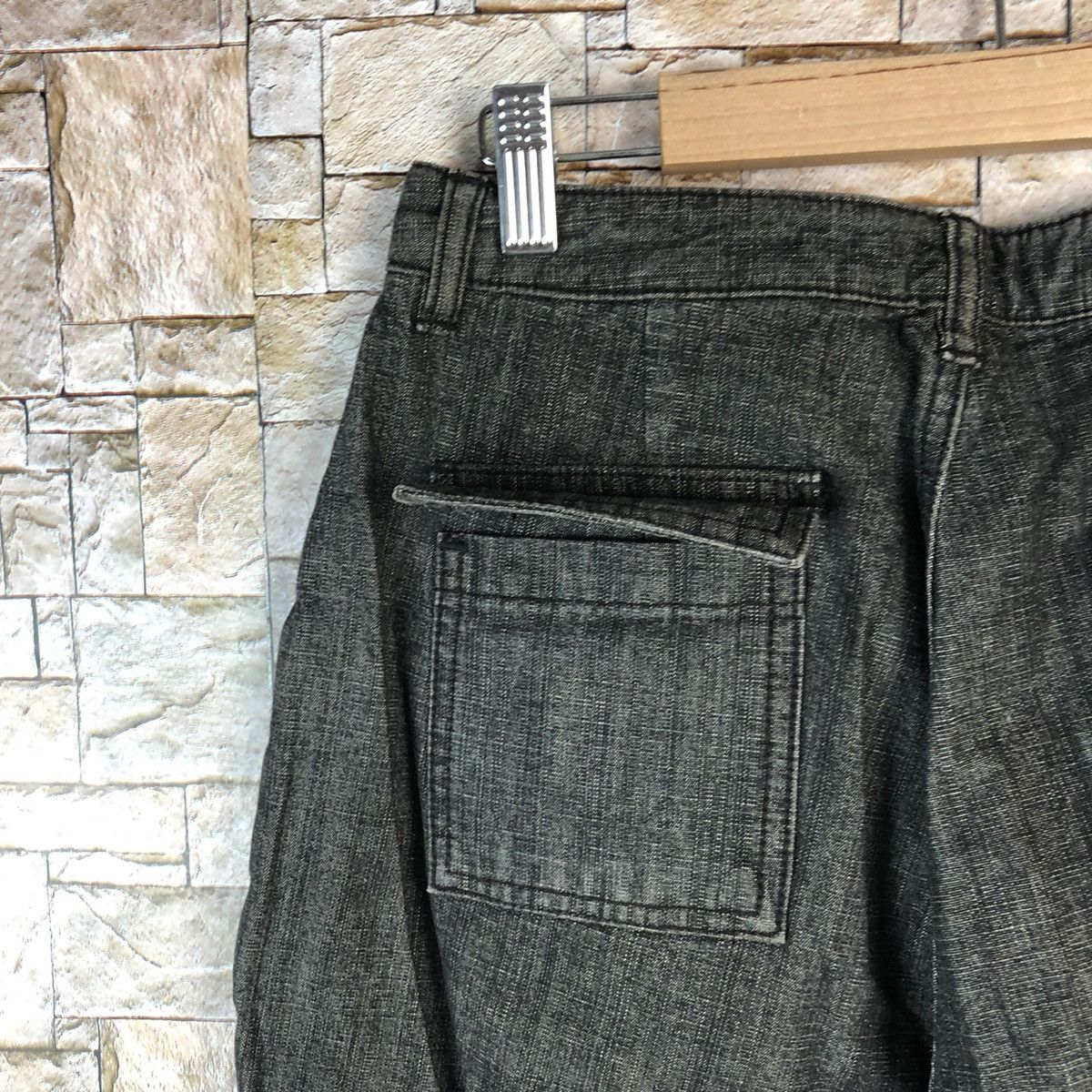 Japanese Brand Style Basic Black vintage Cargo casual Pants #A1141 Size 26" / US 2 / IT 38 - 16 Thumbnail