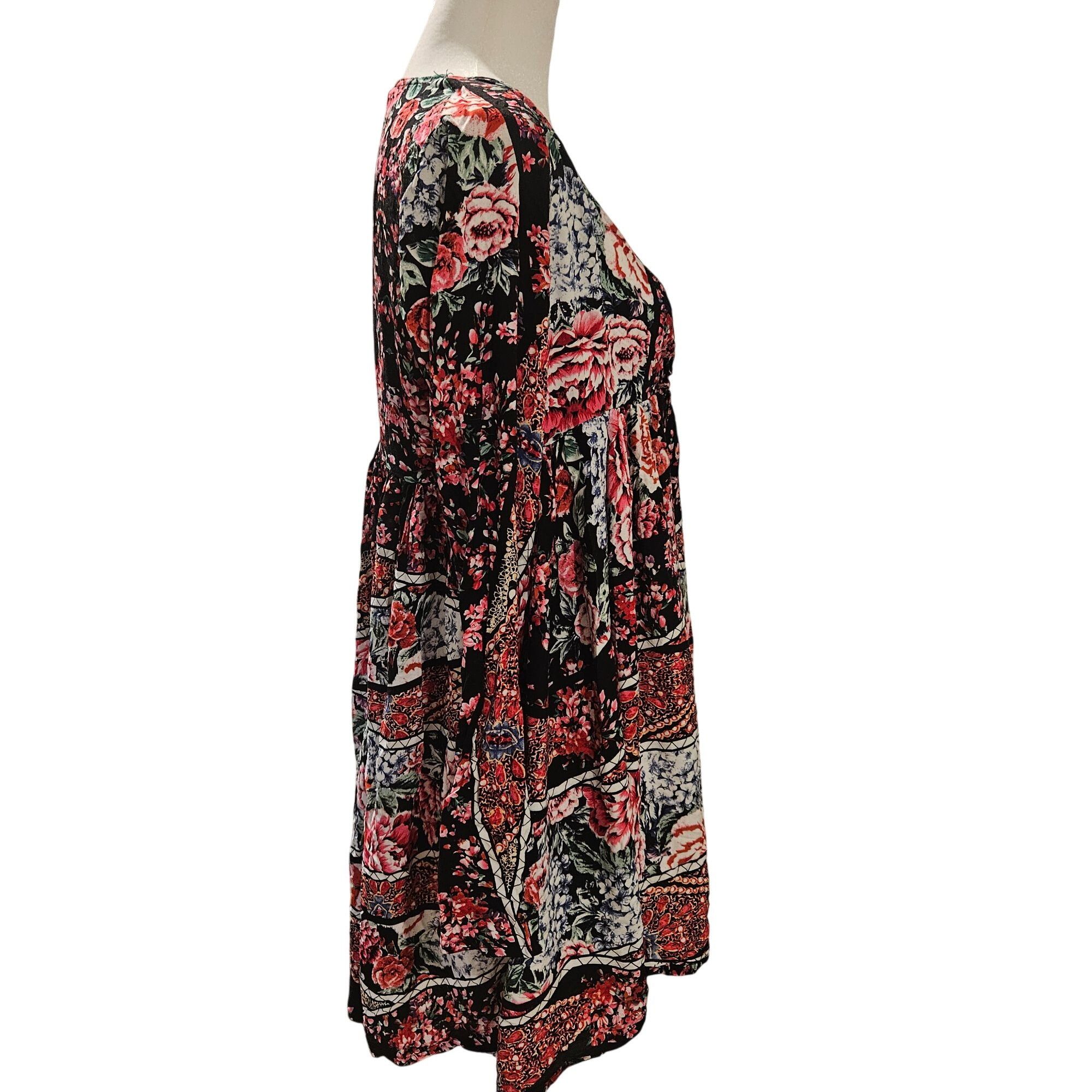 Other Jaase Woman Babydoll Boho Chic Mini Dress XS Festival Cottag Size XS / US 0-2 / IT 36-38 - 3 Thumbnail