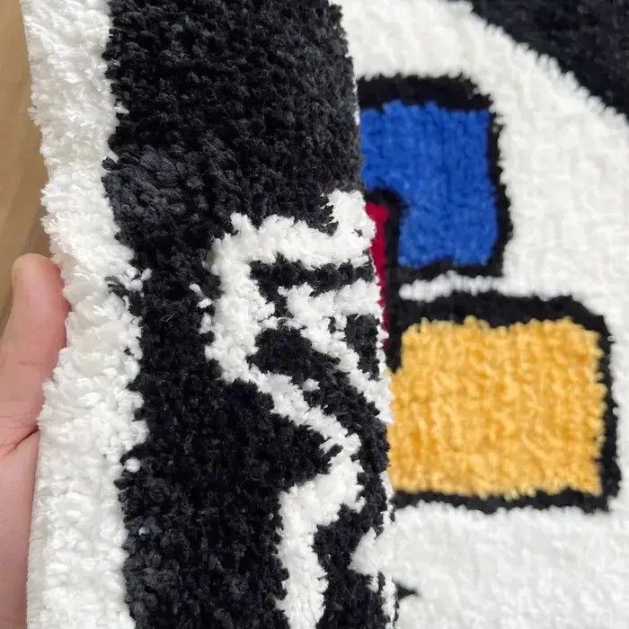 Handmade Card Carpet Soft Tufted Rug Cute Size ONE SIZE - 4 Thumbnail