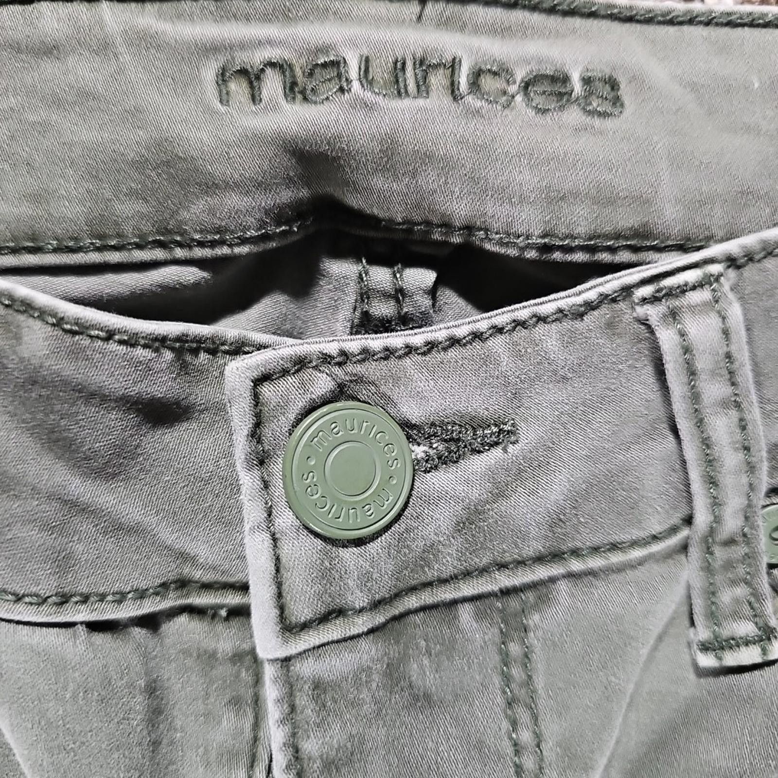 Other Maurices XS/S Green Stretch Jeans Size 26" / US 2 / IT 38 - 2 Thumbnail