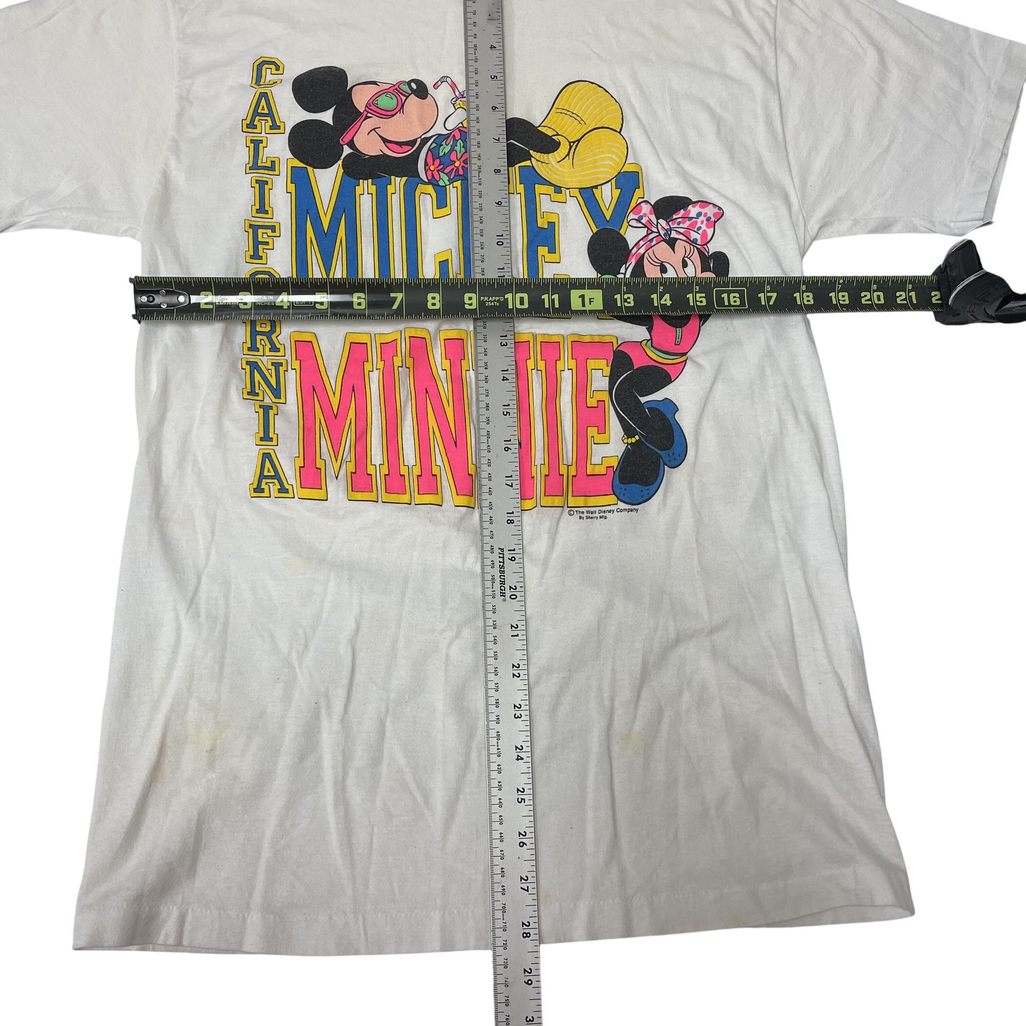 Other Vtg Sherry California MICKEY & MINNIE Mouse Disney T Shirt Size US L / EU 52-54 / 3 - 6 Thumbnail