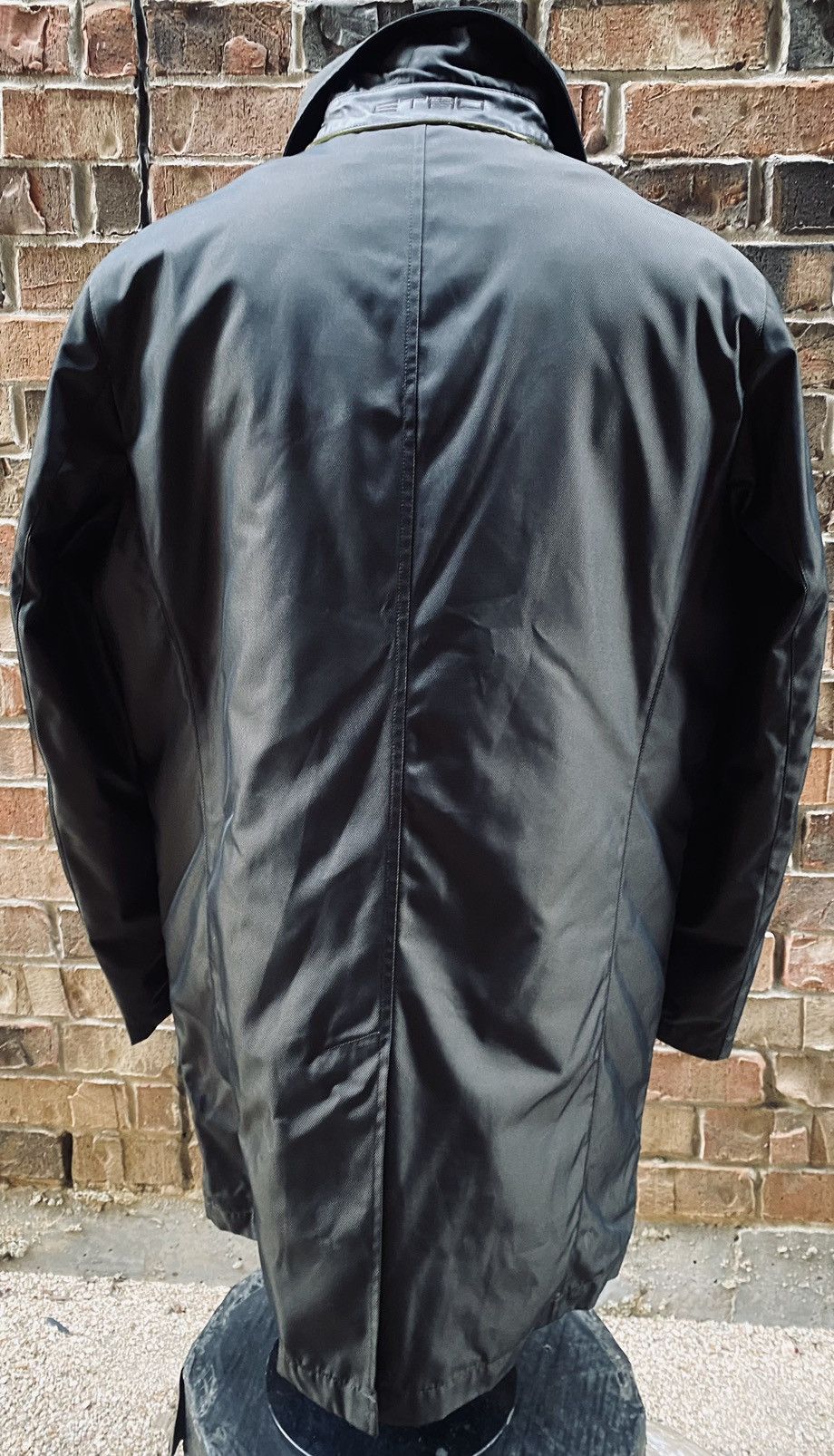 Etro Etro 🇮🇹 brown techno leather trim all season car coat 54 NW Size US L / EU 52-54 / 3 - 23 Thumbnail