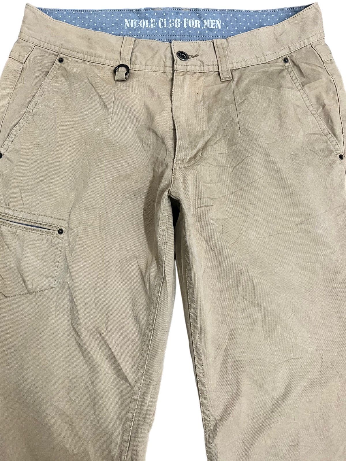 Nicole Club × Vintage Nicole Club For Men Cargo Trouser Size US 32 / EU 48 - 2 Thumbnail