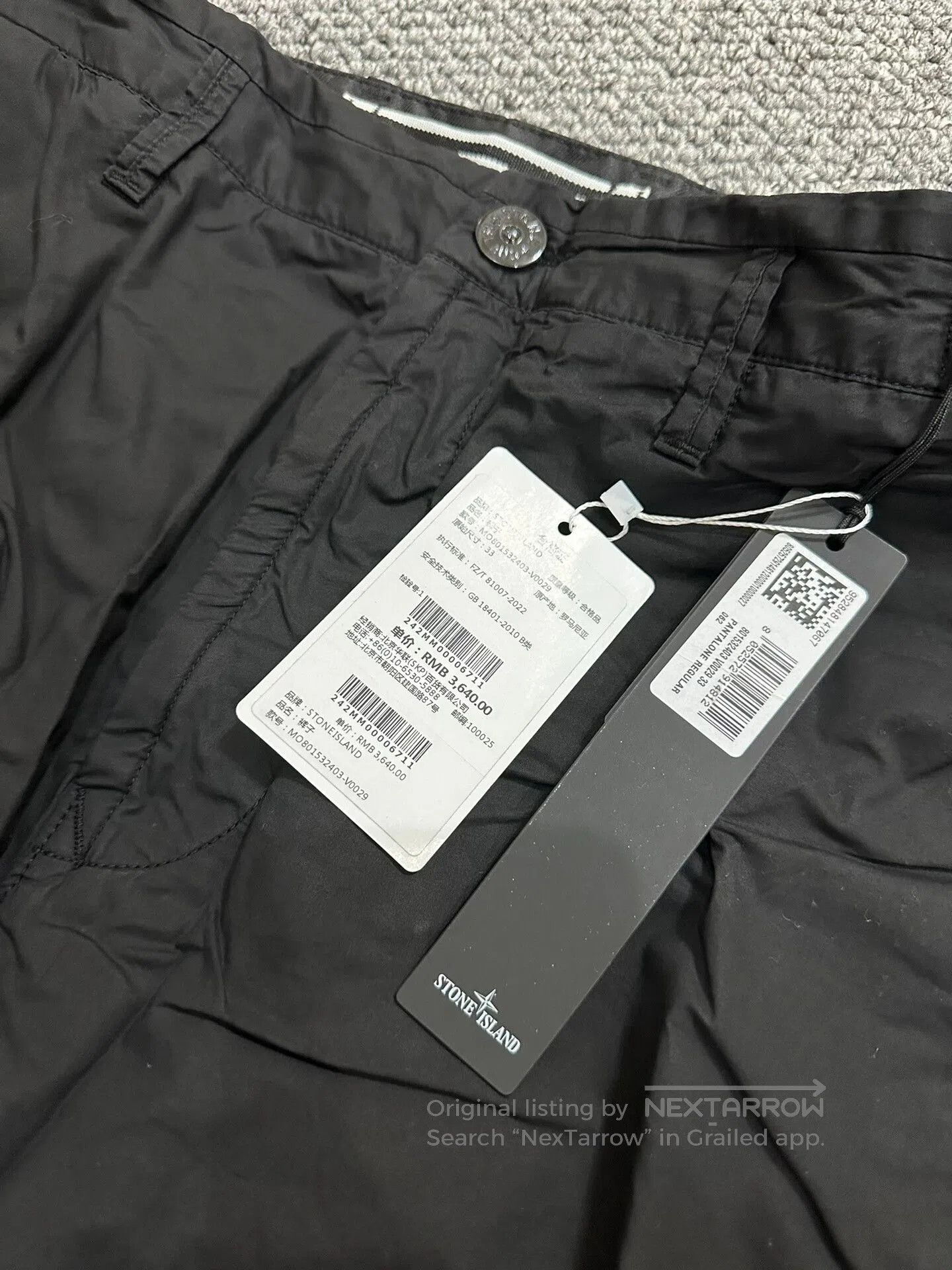 Stone Island stone island cargo pants in black. Size US 33 - 3 Thumbnail