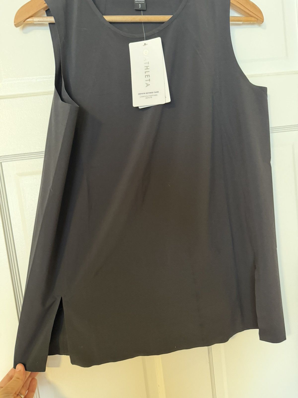 Athleta Athleta Zephyr Tank in Black Sleeveless Size S / US 4 / IT 40 - 6 Thumbnail