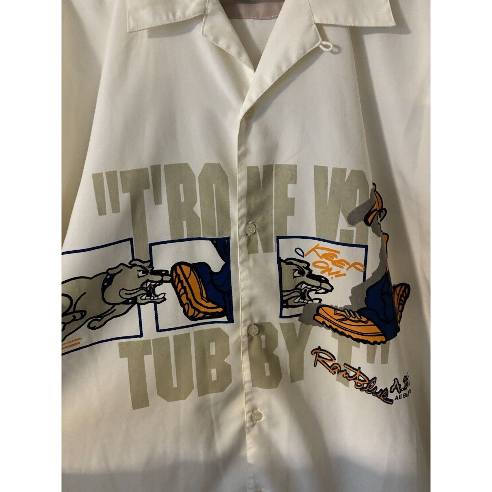 Other vintage raw Tbone vs tubby deadstock y2k beige shirt Size XL Size US XL / EU 56 / 4 - 3 Thumbnail