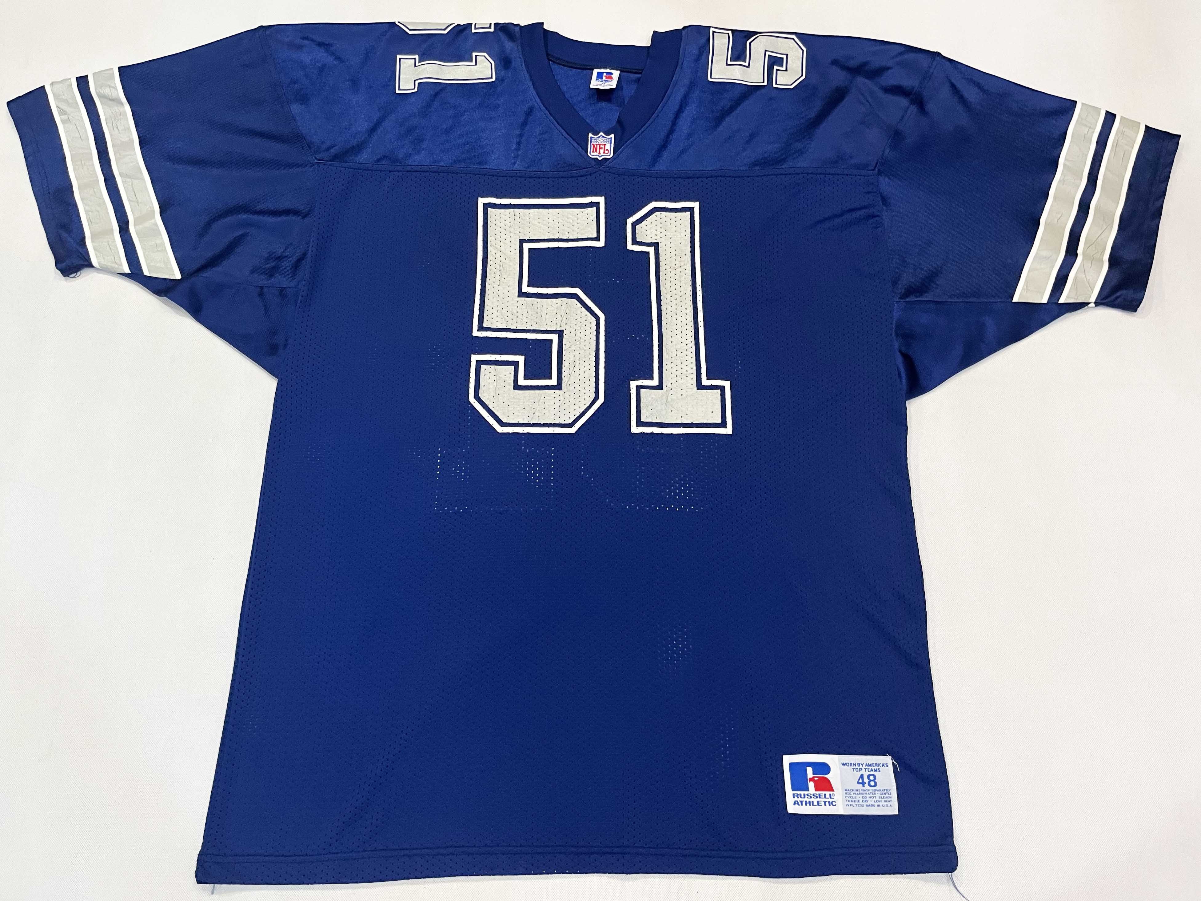 NFL × Russell Athletic × Vintage Vintage Russell Athletic NFL Dallas Cowboys #51 Jersey Size US L / EU 52-54 / 3 - 1 Thumbnail