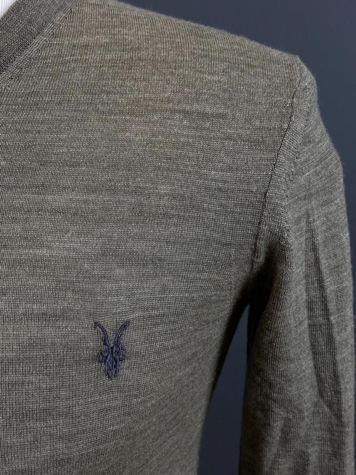 Allsaints AllSaints 100% Merino Wool V-Neck Knit Sweater Size S Size US S / EU 44-46 / 1 - 4 Thumbnail