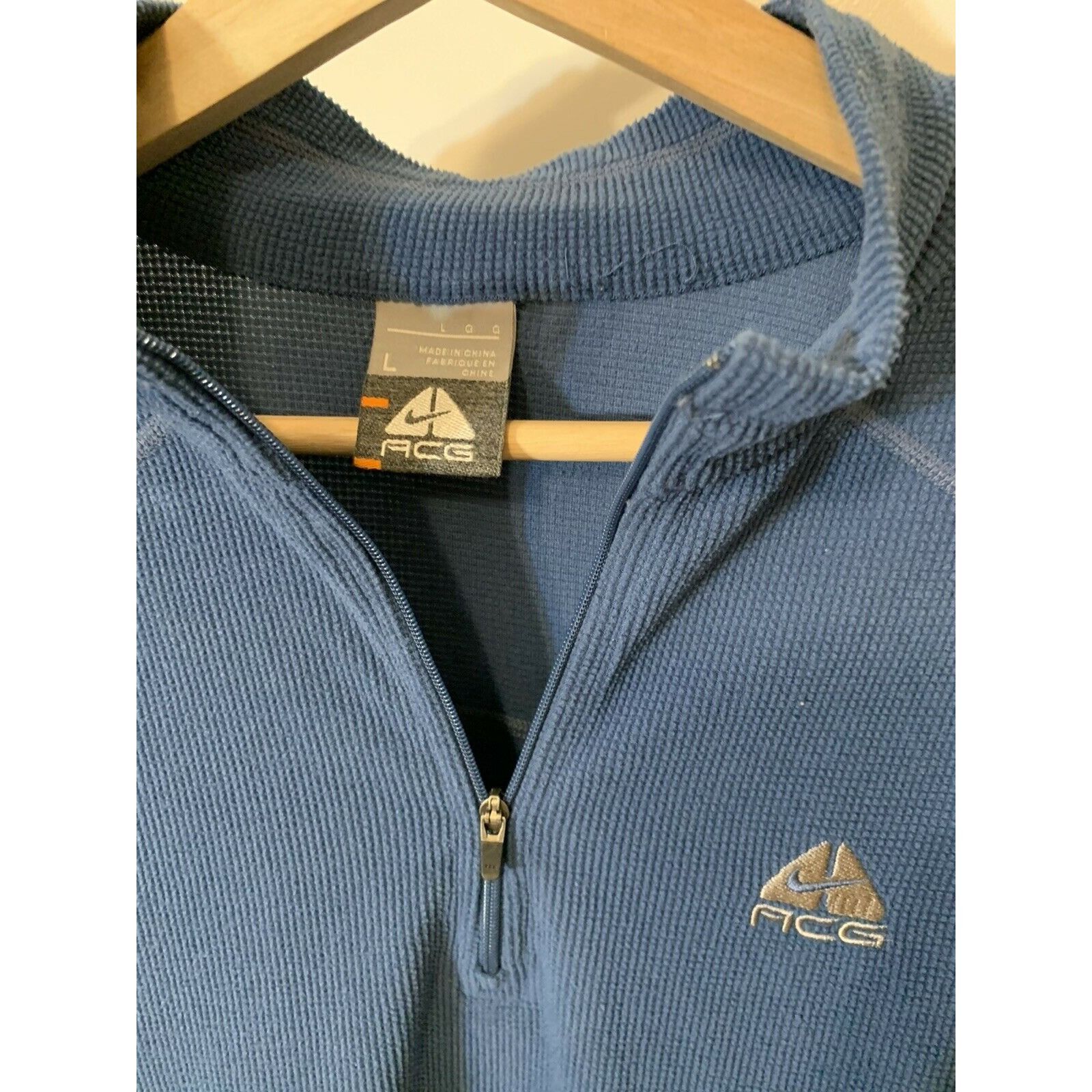 Nike Nike ACG Vintage 1/4 Zip Men’s Sz L Fleece Pullover Blue Emb Size US L / EU 52-54 / 3 - 2 Thumbnail