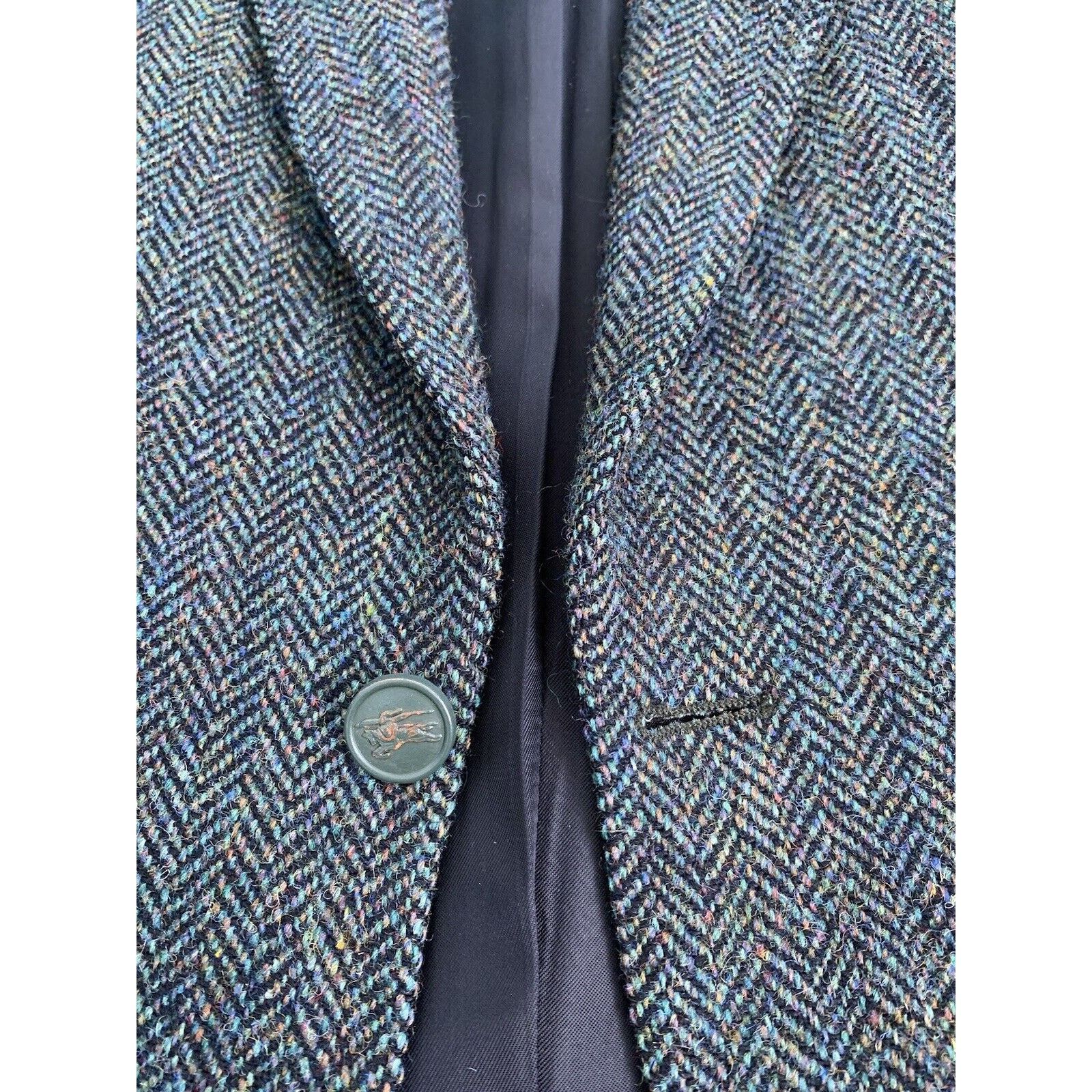 Burberry × Harris Tweed Men's BURBERRYS' HARRIS TWEED Sport Blazer Jacket Coat EU 52 Size 52R - 15 Thumbnail