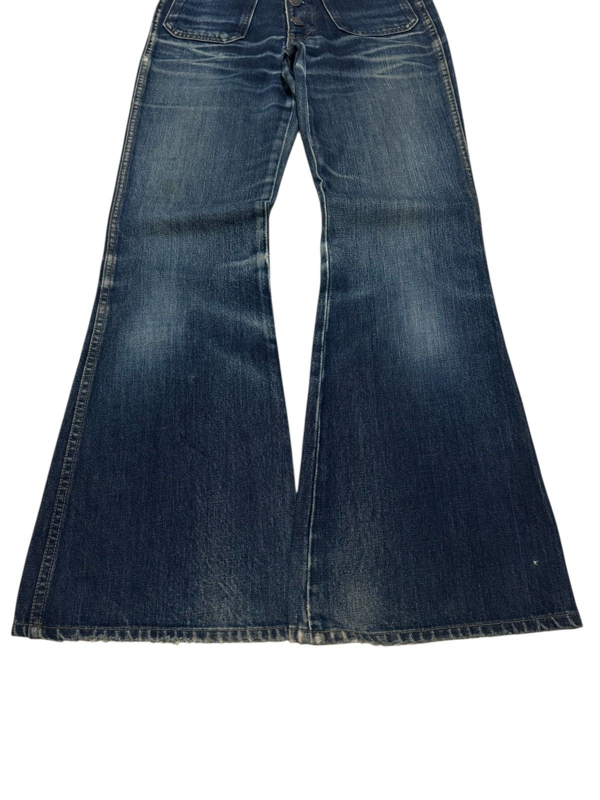 Hysteric Glamour Vintage Retro Blue Way Bell Bottom Boot Cut Flared Denim Size US 26 / EU 42 - 6 Thumbnail