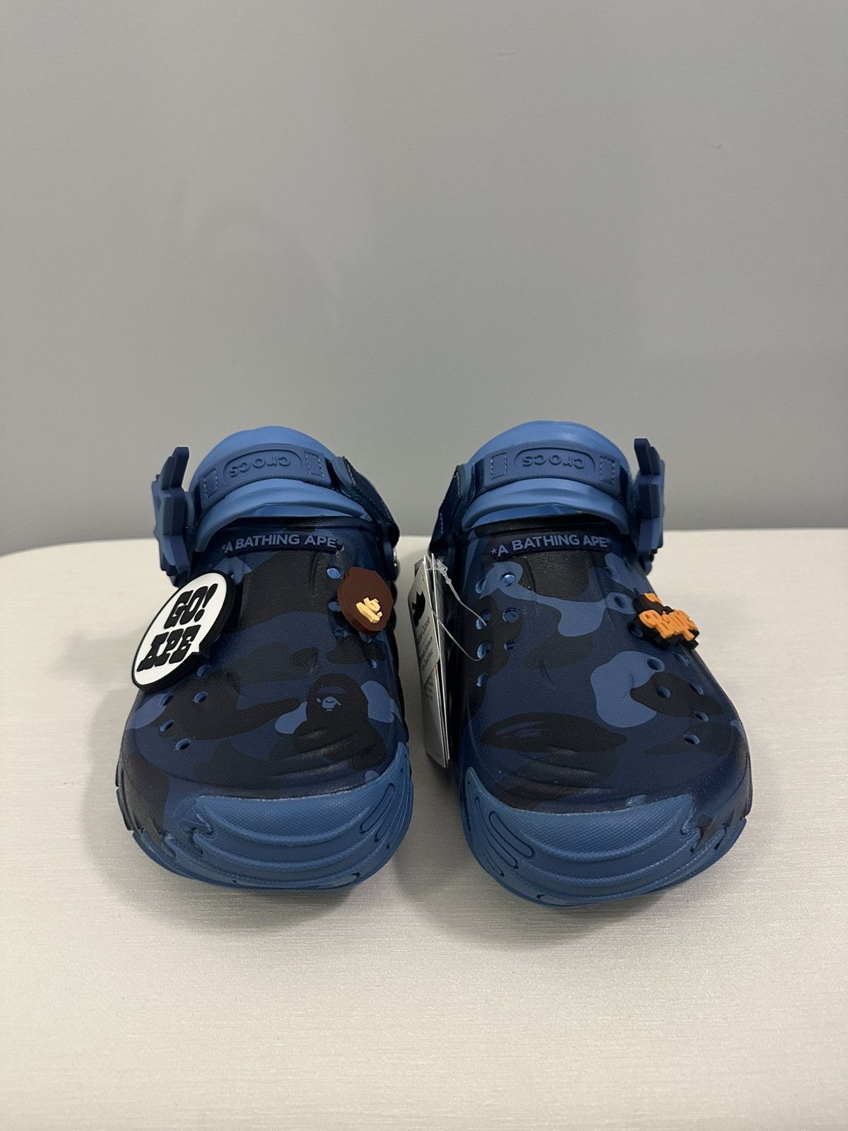 Bape × Crocs Bape X Crocs Blue Echo’s (Size 11) Size US 11 / EU 44 - 1 Thumbnail