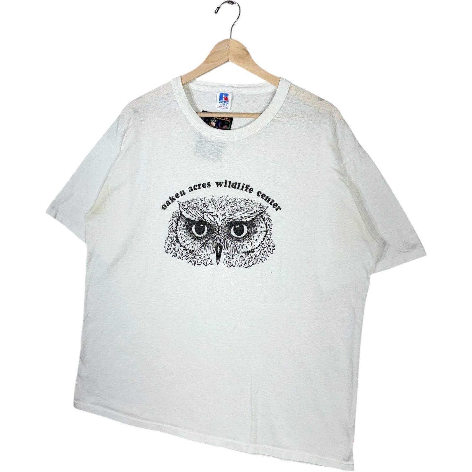 Russell Athletic Vintage Oaken Acres Wildlife Center Owl Tee XL Size US XL / EU 56 / 4 - 3 Thumbnail