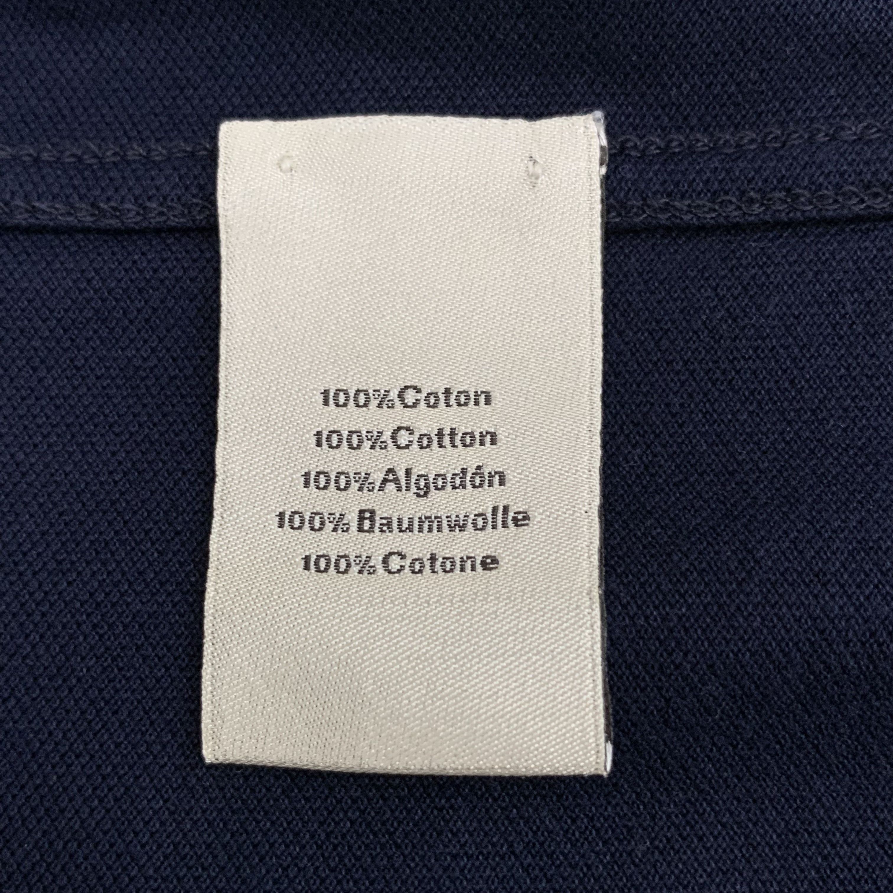 Hermes Hermès Polo – Navy Cotton Short-Sleeve (Size XS) Size XS / US 0-2 / IT 36-38 - 3 Thumbnail