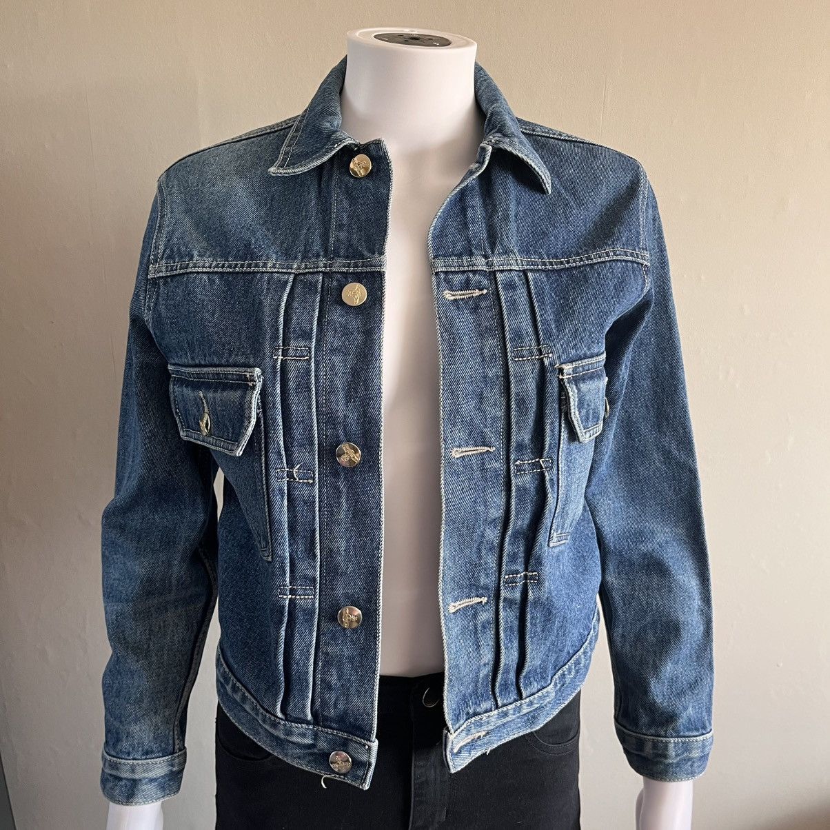 Vivienne Westwood Vivienne Westwood Gold Label Mainline Vintage Denim Jacket Size S / US 4 / IT 40 - 11 Thumbnail