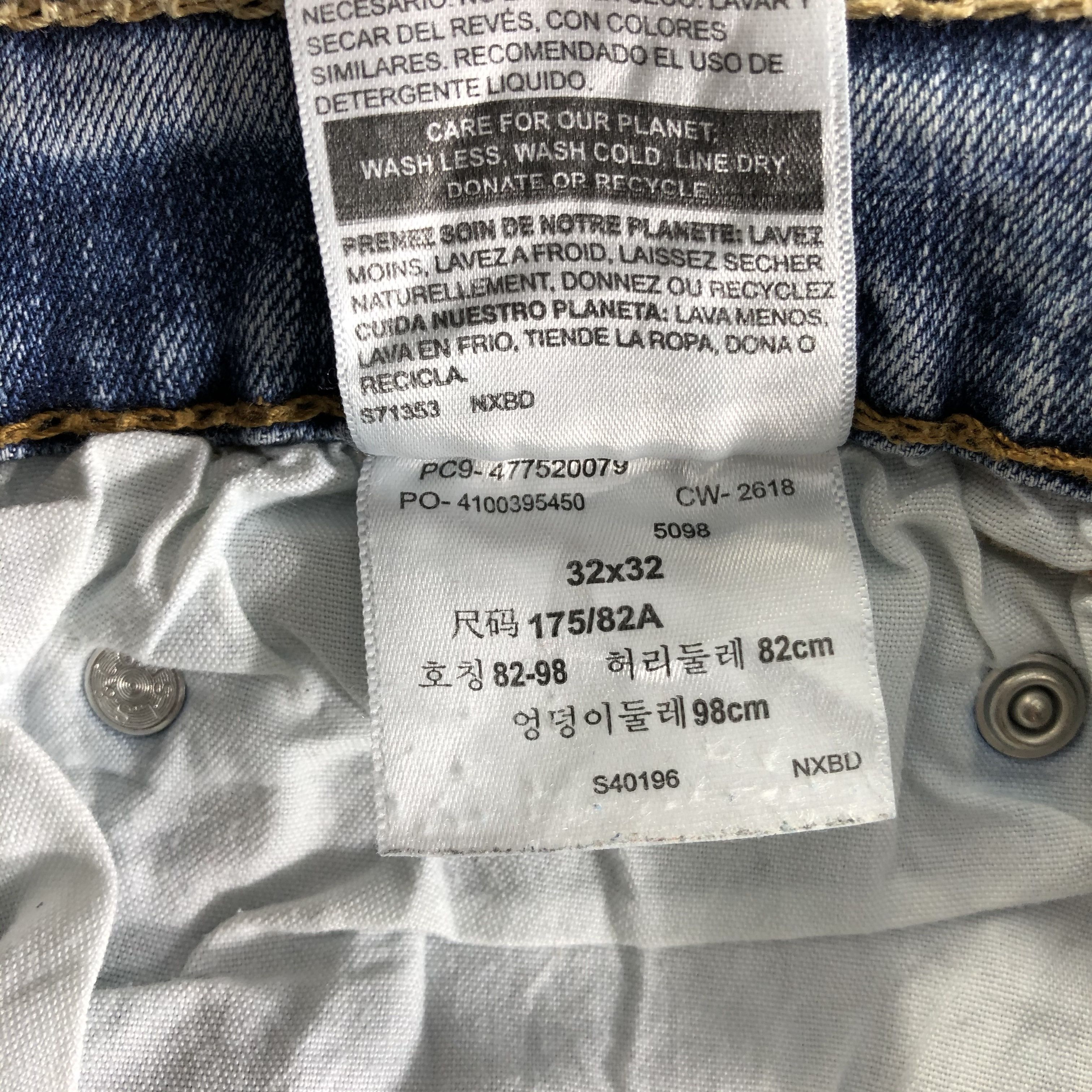Levi's Vintage Light Wash Levis Denizen Jeans-J4264 Size US 30 / EU 46 - 11 Thumbnail