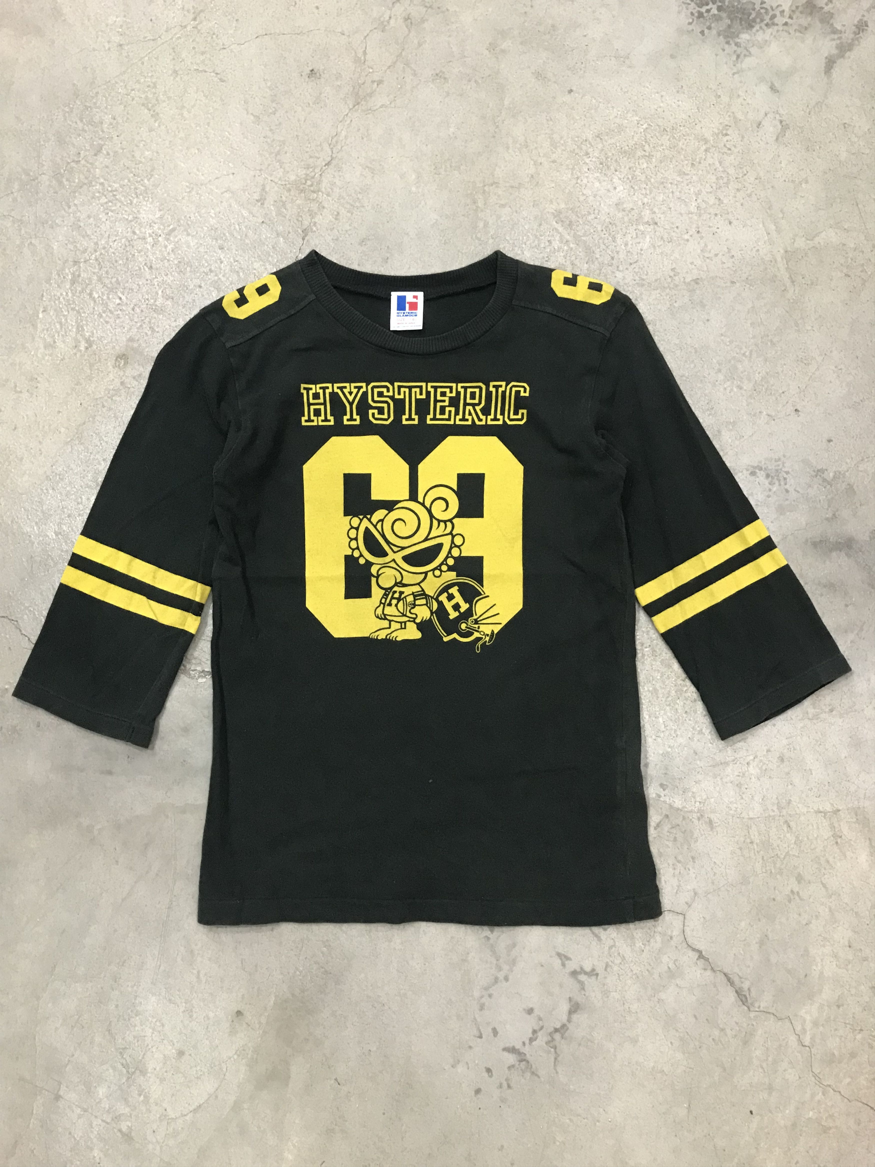 Hysteric Glamour HYSTERIC GLAMOUR RAGLAN TEE Size XS / US 0-2 / IT 36-38 - 1 Thumbnail
