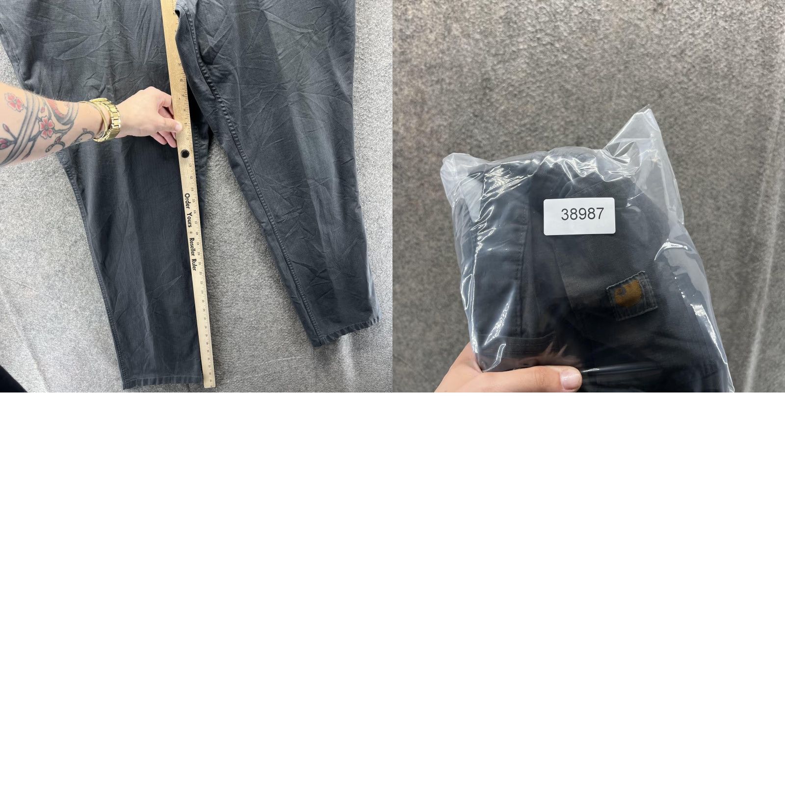 Carhartt Carhartt Pants Mens 42X36 Gray Carpenter Ripstop Workwear Straight Leg Pants Mens Gray Carhartt Workwear 42X36 Mens/Regular/40W 29In Inseam College? Size US 42 / EU 58 - 8 Thumbnail