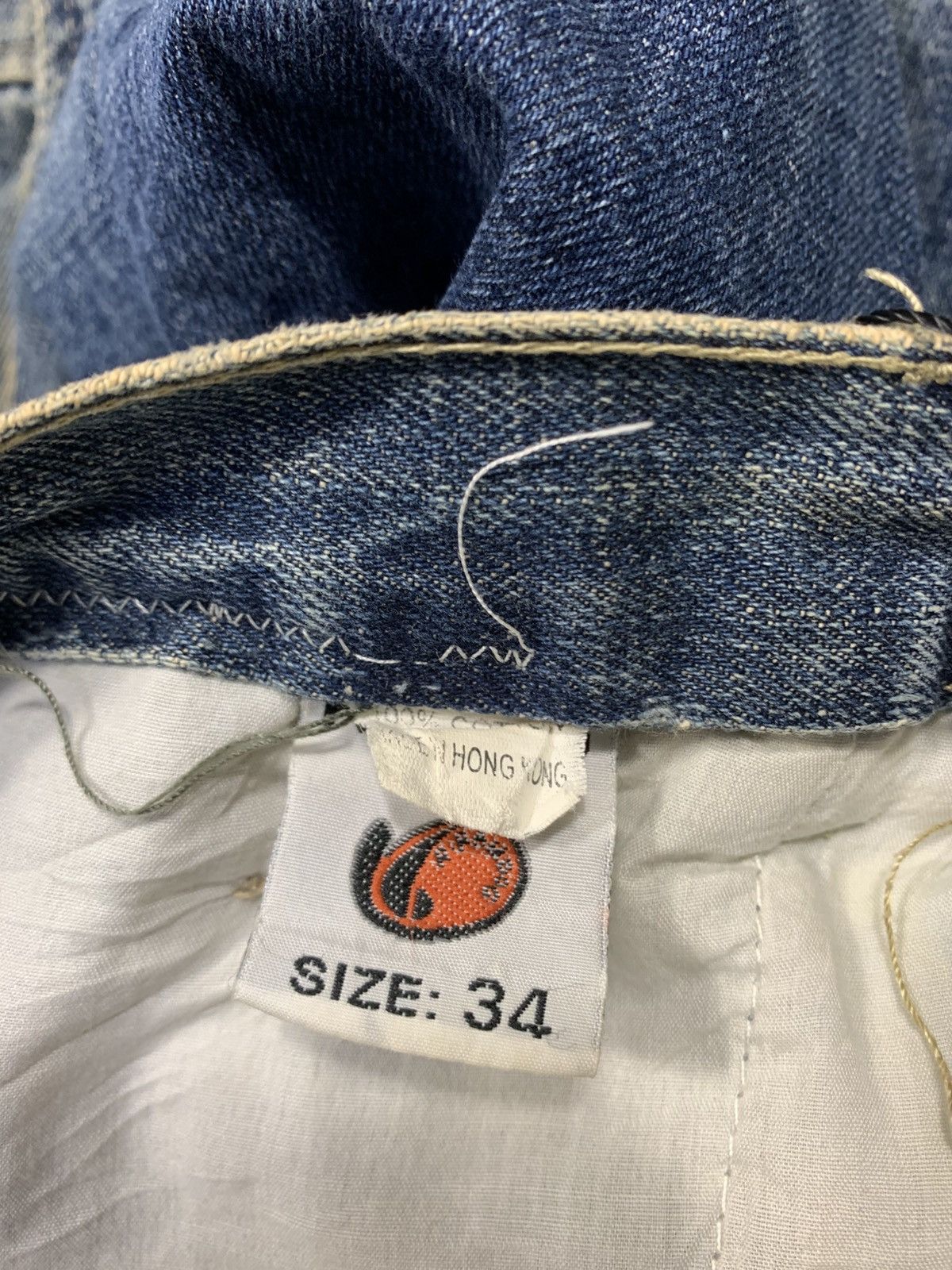 Japanese Brand Workshop Sport Rambo Cargo Indigo Denim Anime Cyber Punk Size US 34 / EU 50 - 8 Thumbnail