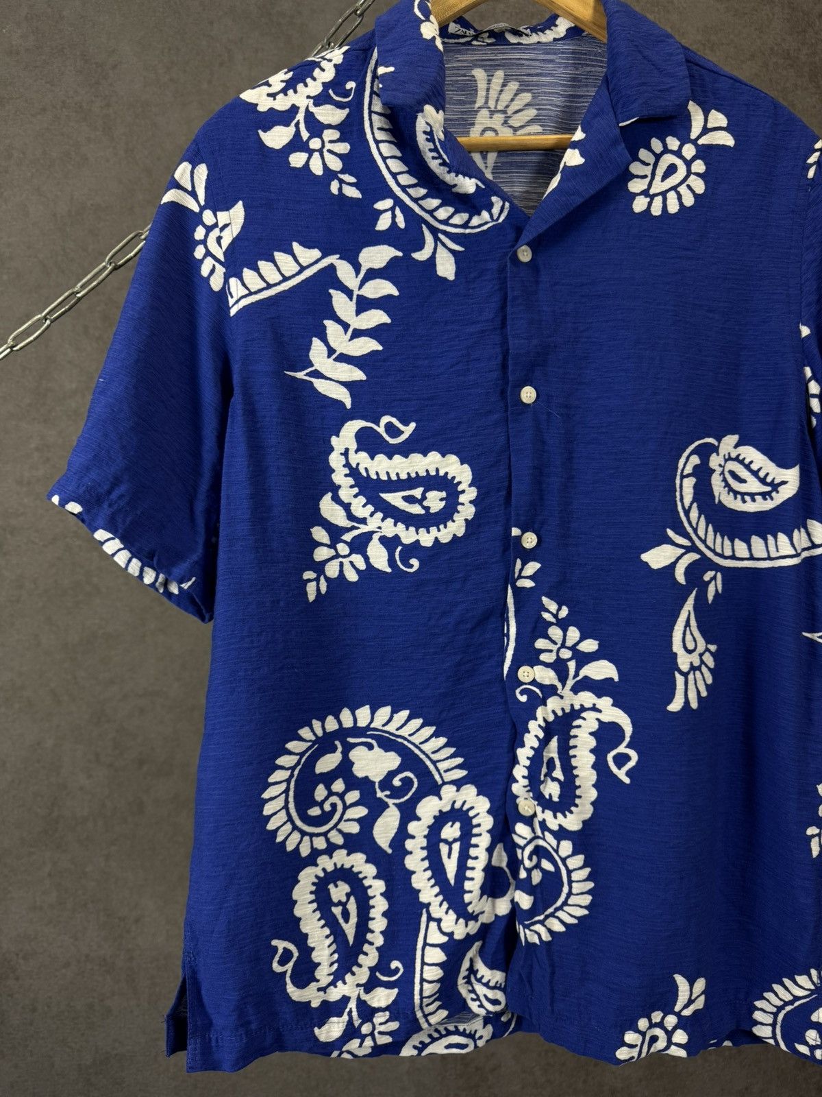 Zara Zara Man art Hawaiian shirt Size US S / EU 44-46 / 1 - 3 Thumbnail