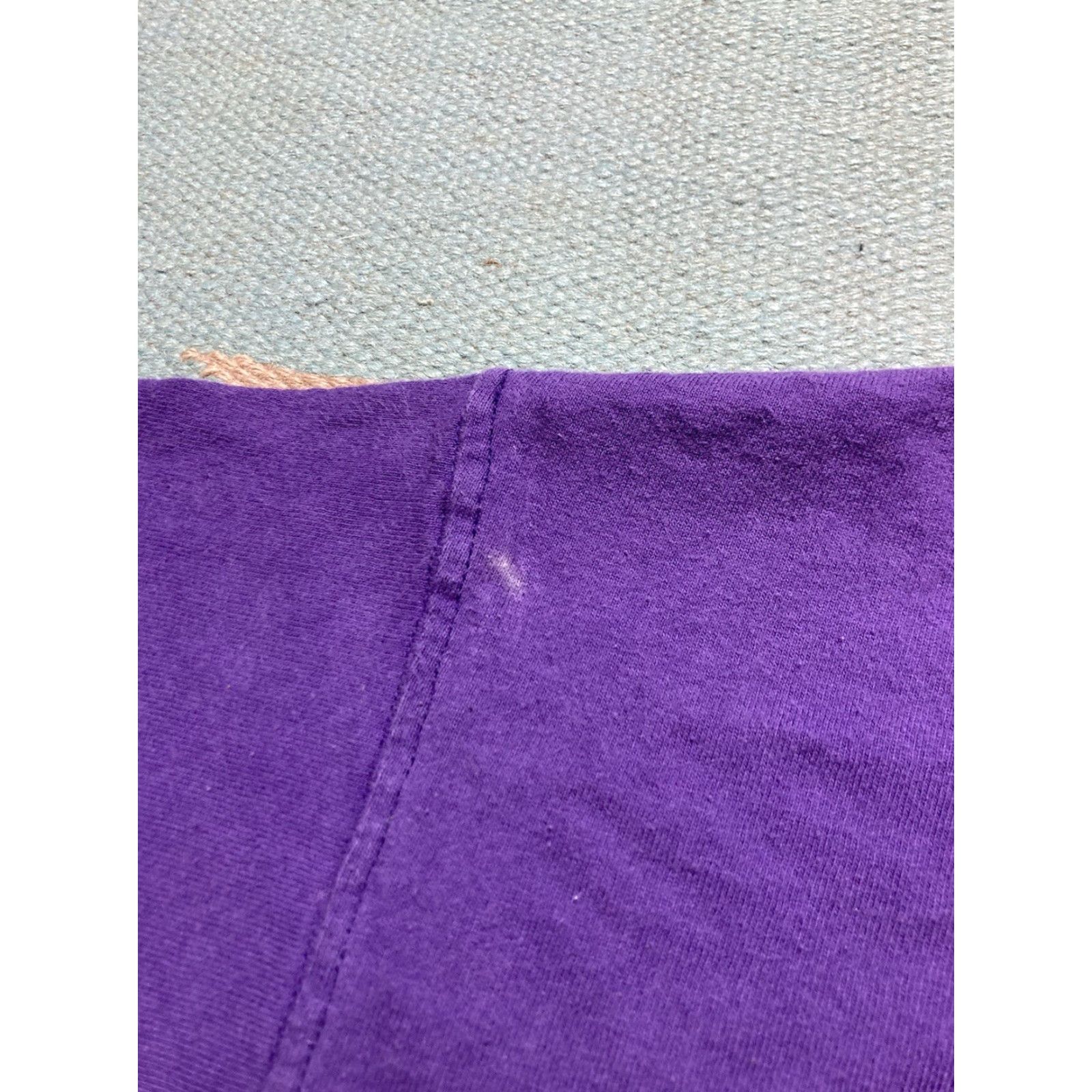 Vintage VINTAGE Discus Athletic T-Shirt Men XL Cotton Purple 90s Single Stitch Blank Shirt Athletic 90s Mens XL Purple Size US XL / EU 56 / 4 - 5 Thumbnail