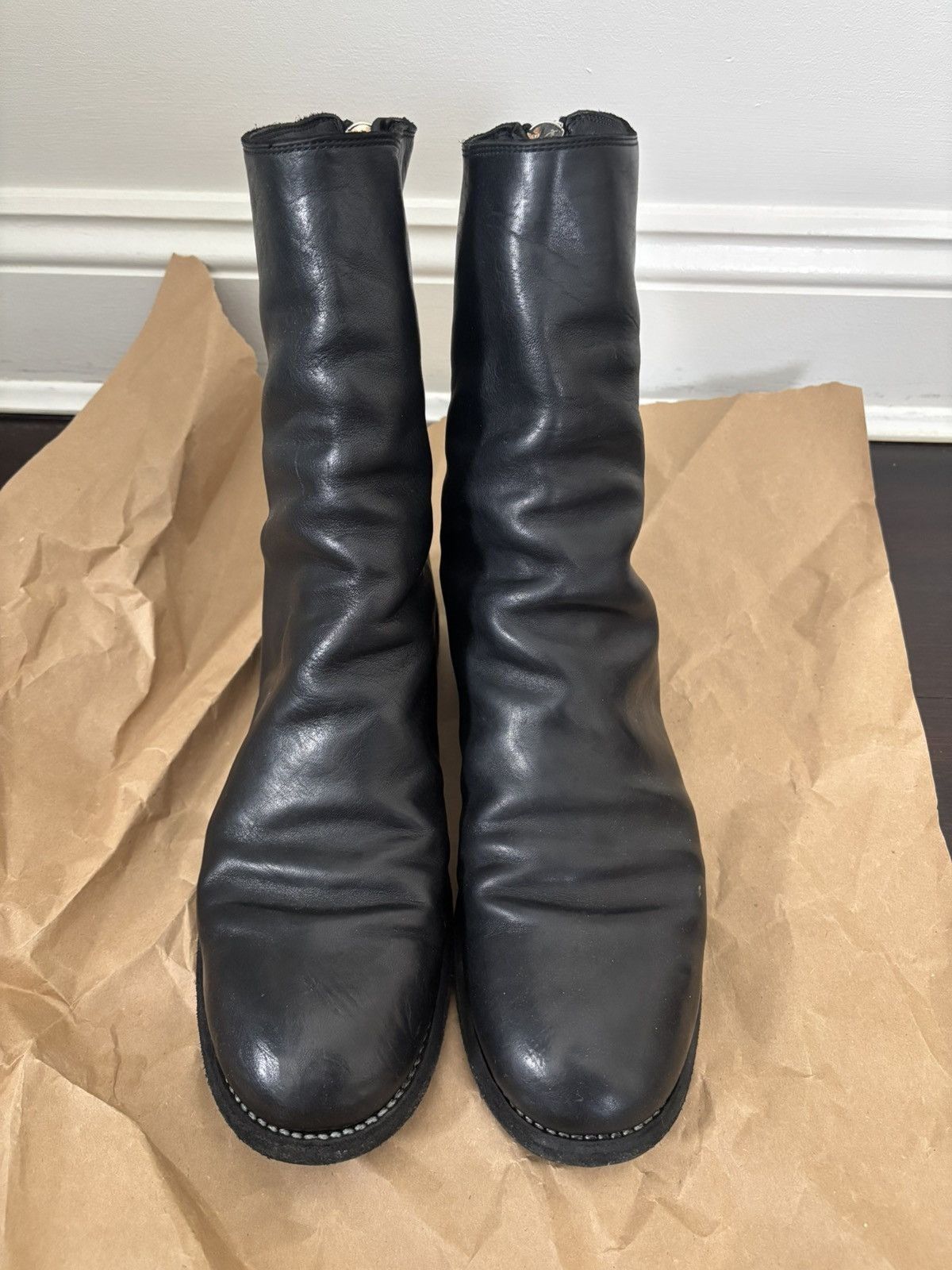 GUIDI 988 BACK ZIP MID BOOTS | モード専門ブランド古着 買取