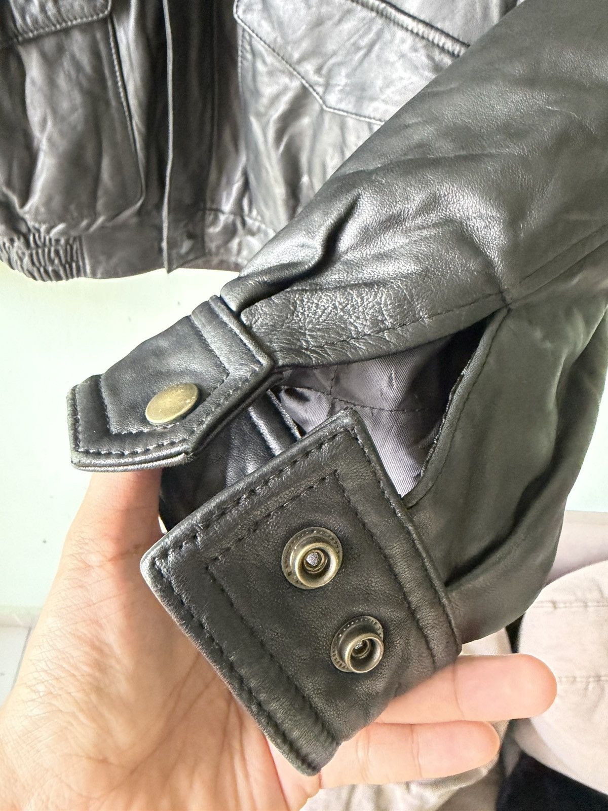 Japanese Brand Volcano Leather Jacket Size US M / EU 48-50 / 2 - 6 Thumbnail