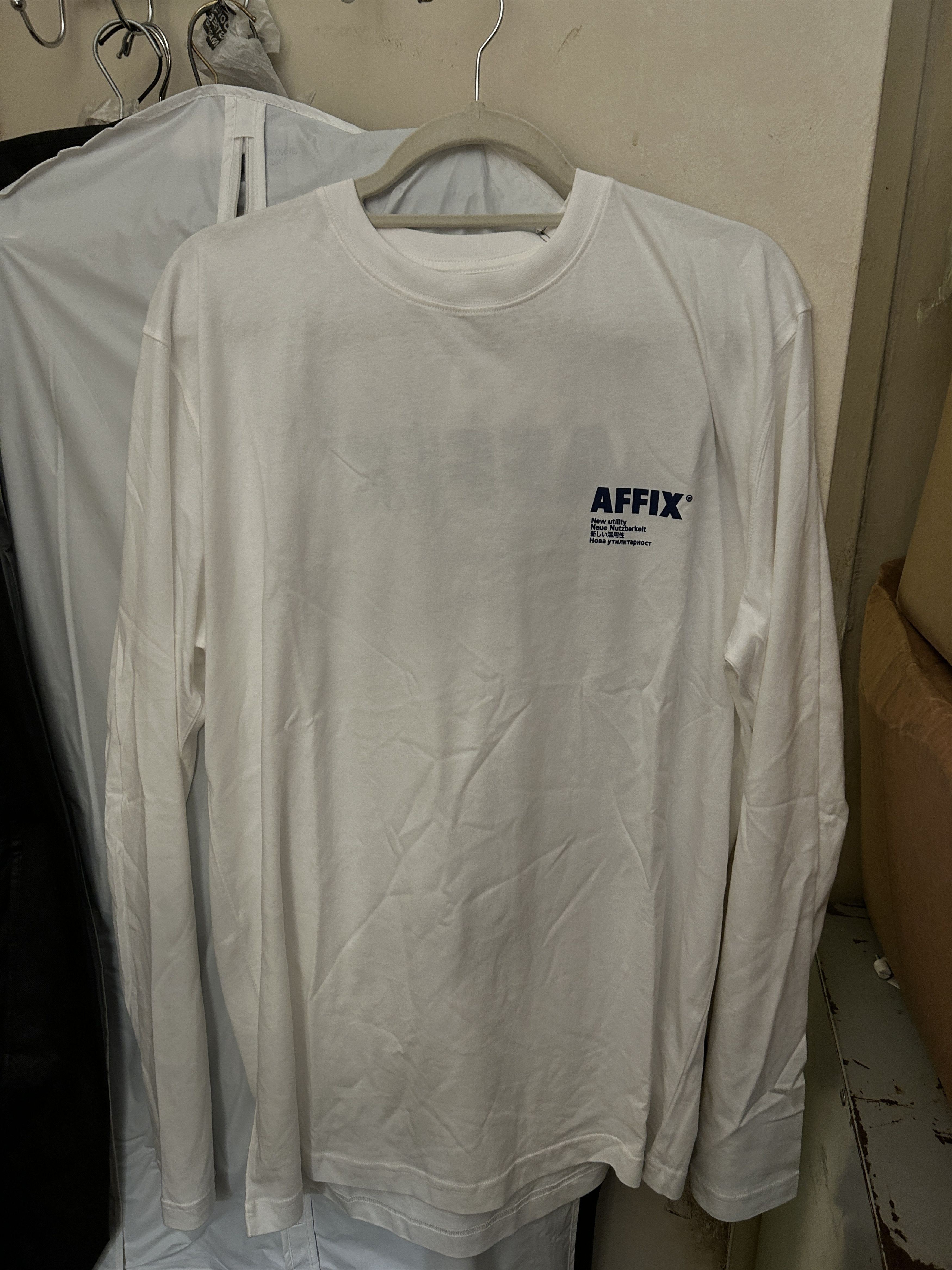 AFFXWRKS AFFIX LOGO T-shirt Print Cotton Tee New Utility Work Size US XL / EU 56 / 4 - 2 Thumbnail