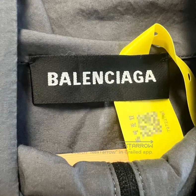 Balenciaga Balenciaga Grey-blue stitching jacket Size S / US 4 / IT 40 - 4 Thumbnail