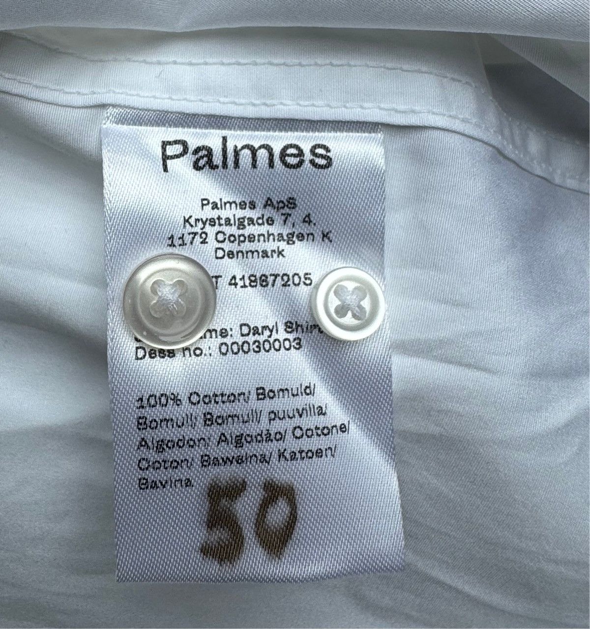 Palmes Shirt Palmes Size US S / EU 44-46 / 1 - 6 Thumbnail