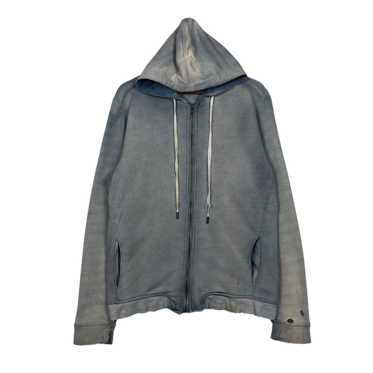 Diesel Diesel Washed Blue Full Zip Hoodie Size US S / EU 44-46 / 1 - 2 Thumbnail