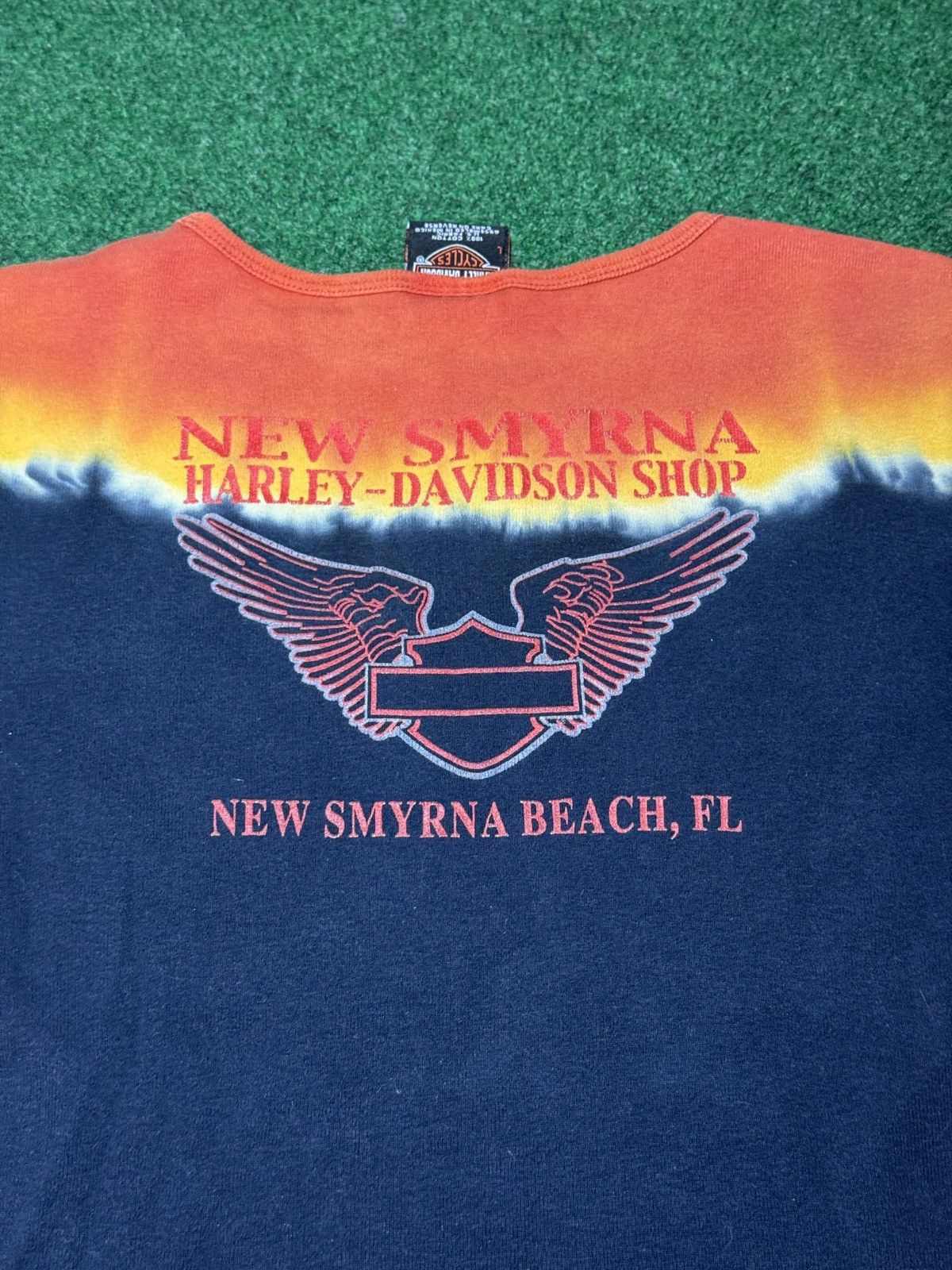 Harley Davidson Vintage 90s Harley Davidson L Flame Heart Long Sleeve Shirt Size L / US 10 / IT 46 - 5 Thumbnail