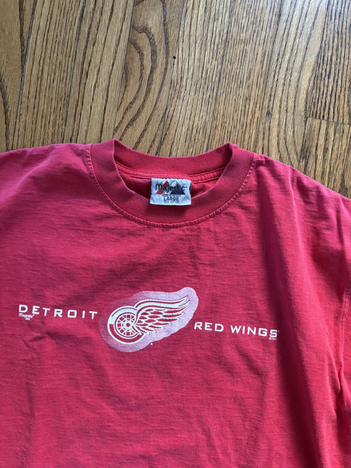 NHL Vintage Detroit Red Wings t shirt Size US L / EU 52-54 / 3 - 4 Thumbnail