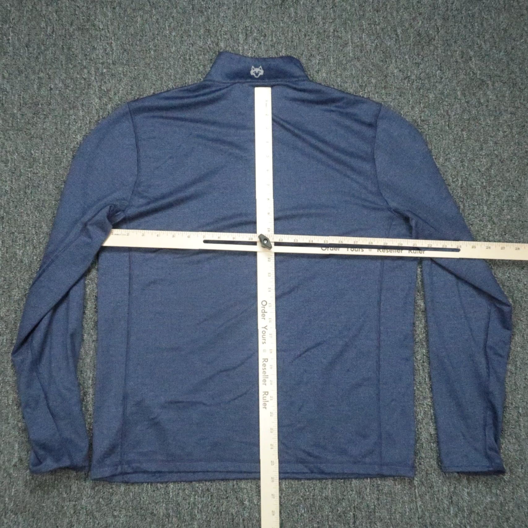 Vintage Greyson Pullover Mens Medium Blue Tate Herringbone Performance Quarter Zip Size US M / EU 48-50 / 2 - 5 Thumbnail