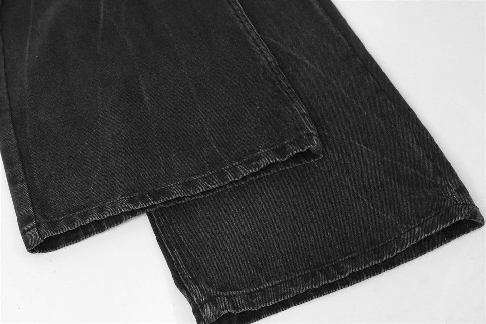 Japanese Brand × Jean America loose lightning pattern washed distressed jeans Size US 34 / EU 50 - 6 Thumbnail
