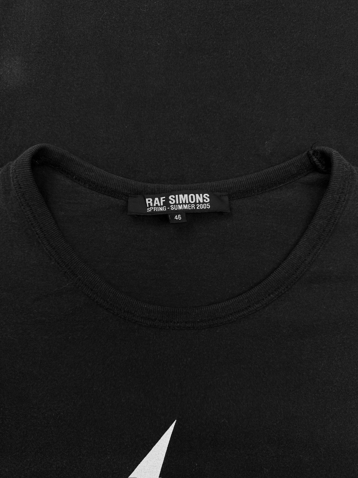 Raf Simons SS05 Raf Simons ‘History of My World’ Lightning Bolt Black T-Shirt Size US S / EU 44-46 / 1 - 3 Thumbnail