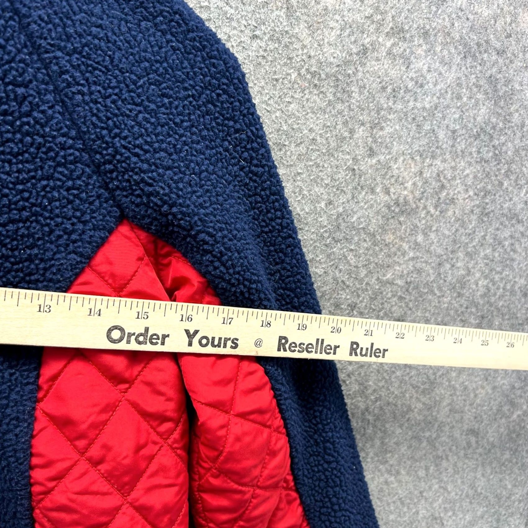 Vintage VINTAGE Sail To Sable Jacket Womens XL Red Quilted Fleece Zip Coat Fall Winter Size XL / US 12-14 / IT 48-50 - 3 Thumbnail