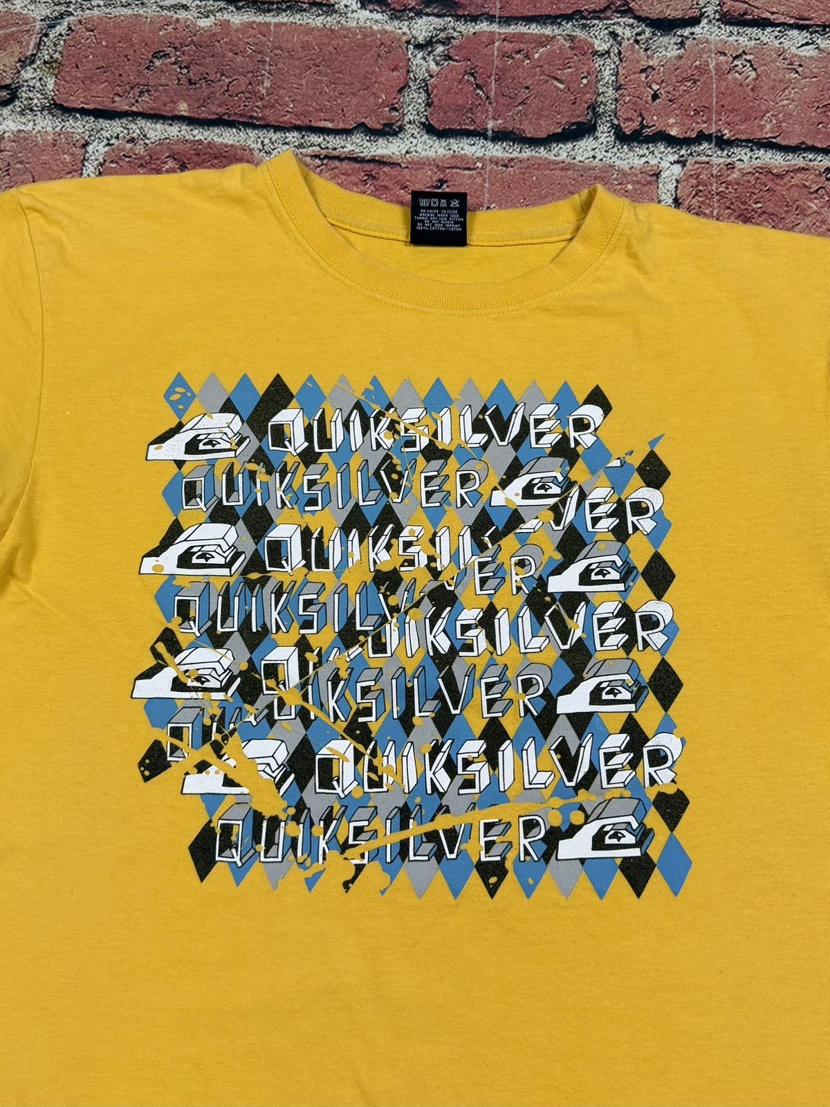 Quicksilver Vintage Quiksilver T Shirt Skater Surfer Cyber Grunge Y2K Size US M / EU 48-50 / 2 - 2 Thumbnail