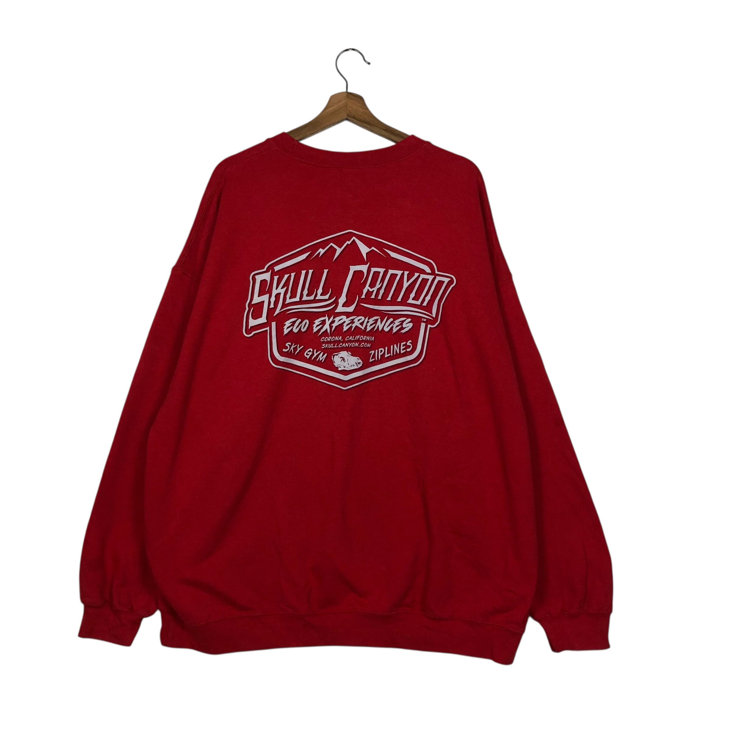 Japanese Brand 📌Vintage Sweatshirt Skull Canyon Gym Big Logo Size US XXL / EU 58 / 5 - 9 Thumbnail