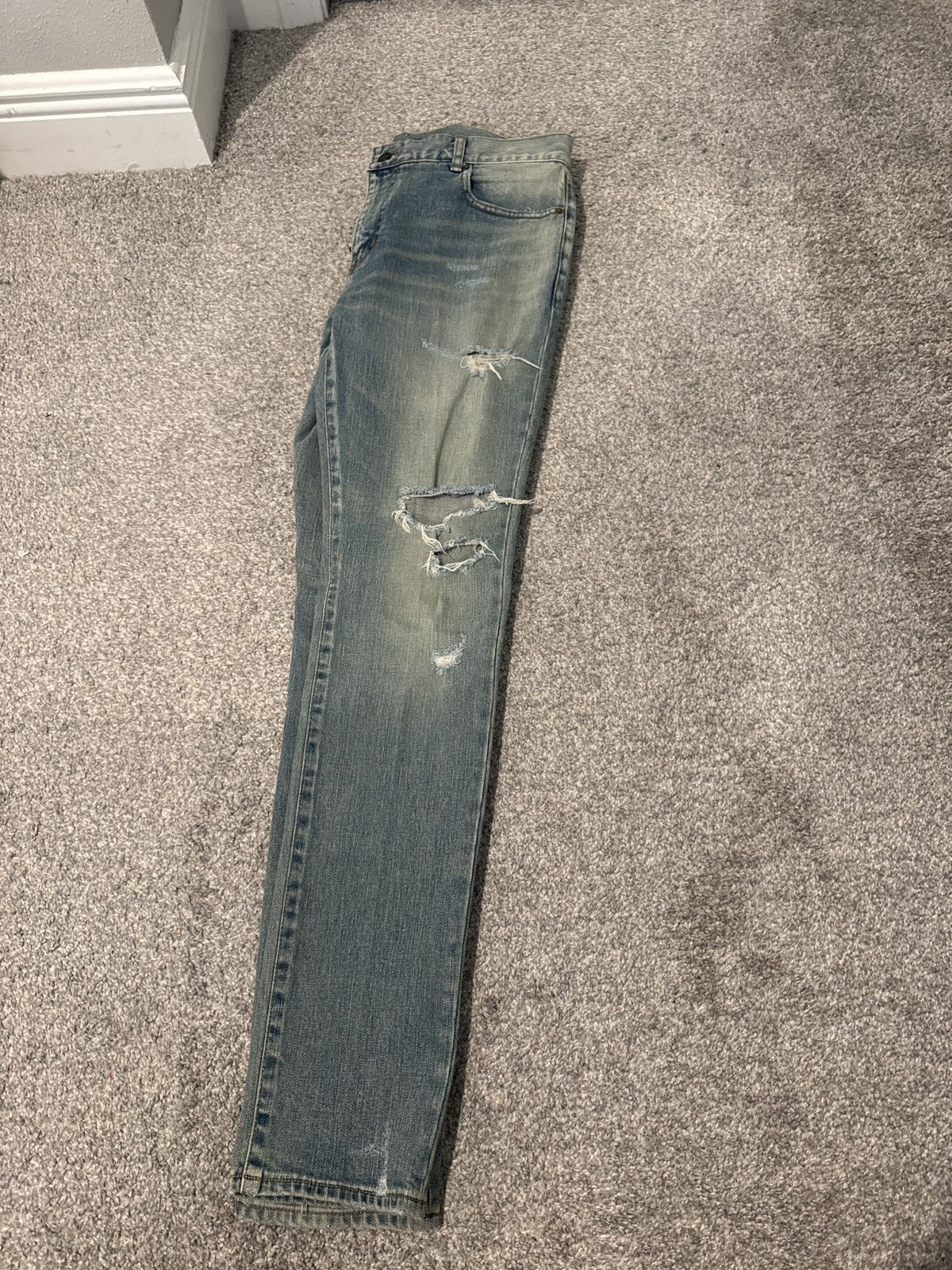Saint Laurent Paris × Yves Saint Laurent Saint Laurent denim Size US 33 - 5 Thumbnail