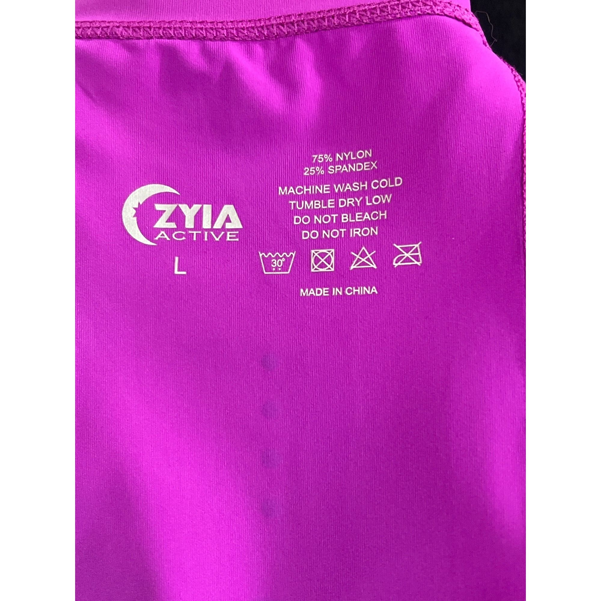 Other Women's Purple Open-Back Tie Workout Tank Top Sheer Mesh Pan Size L / US 10 / IT 46 - 8 Thumbnail