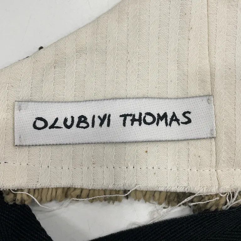 Other Olubiyi Thomas, Halterneck Crop Top Black White Pattern, M Size M / US 6-8 / IT 42-44 - 3 Thumbnail
