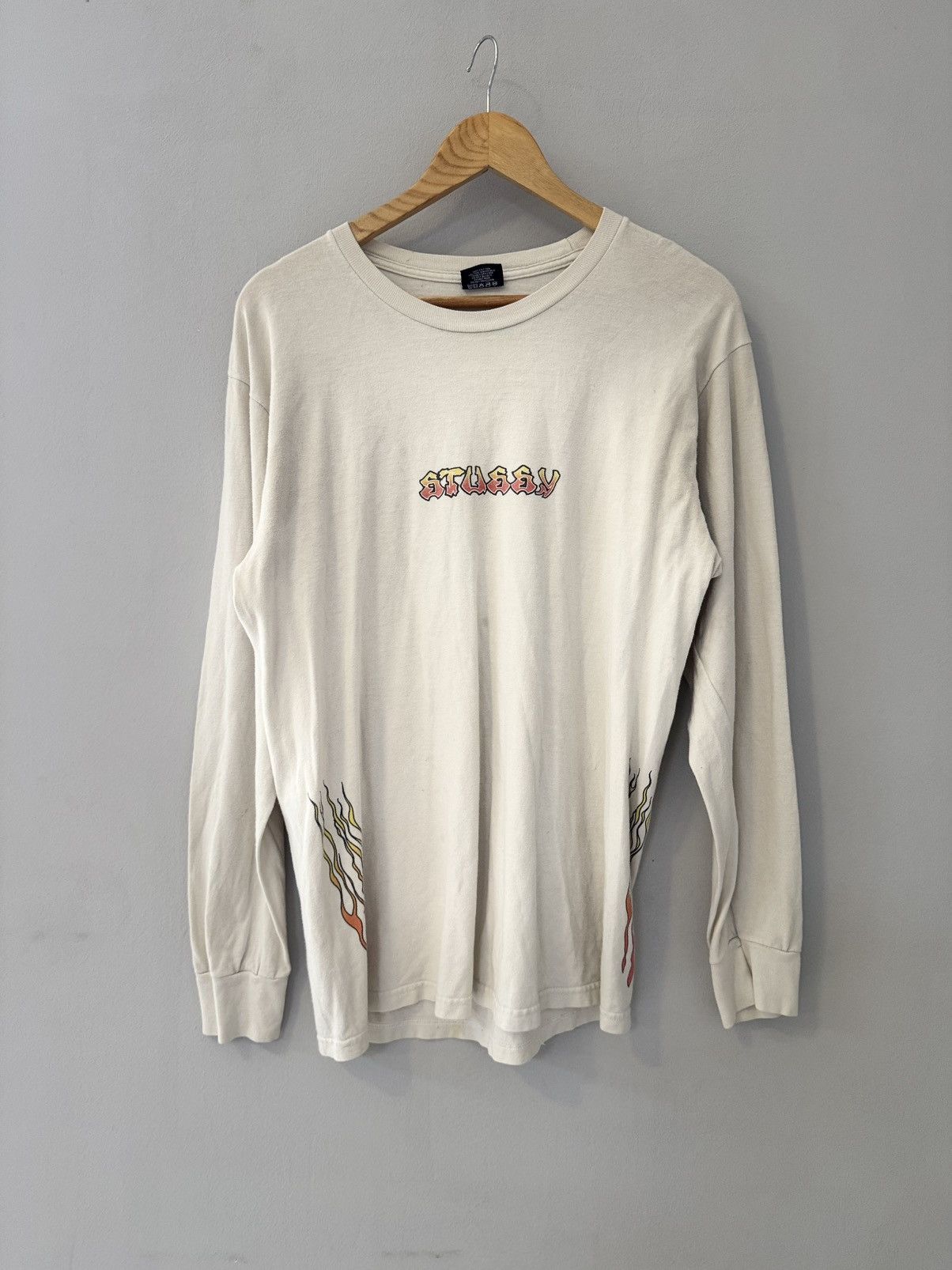 Stussy Stussy High Power Squad Long Sleeve T-Shirt Size Small White Size US M / EU 48-50 / 2 - 2 Thumbnail