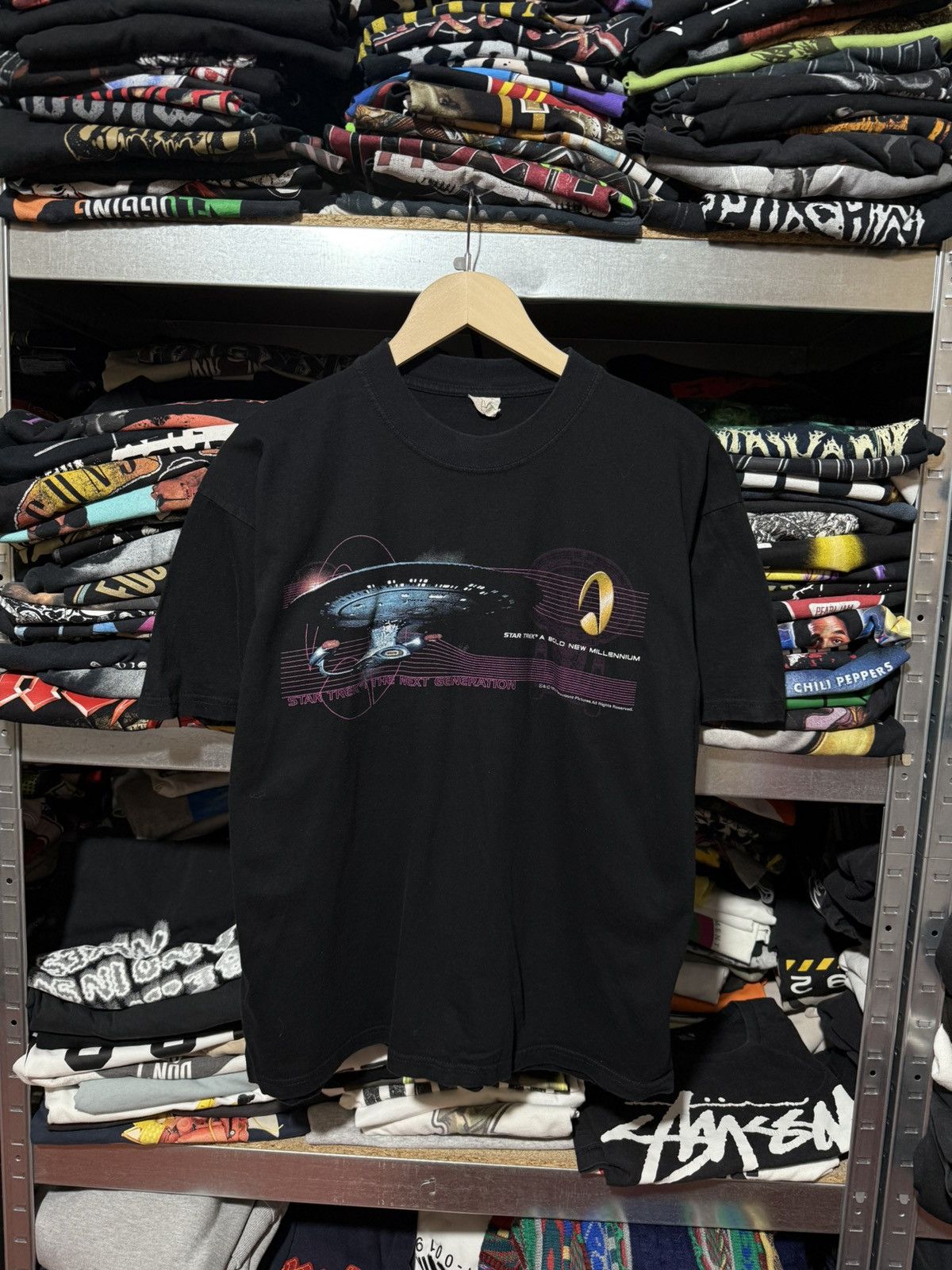 Vintage Vintage 1999 Star Trek A Bold New Millennium Movie T-Shirt Size US M / EU 48-50 / 2 - 1 Thumbnail